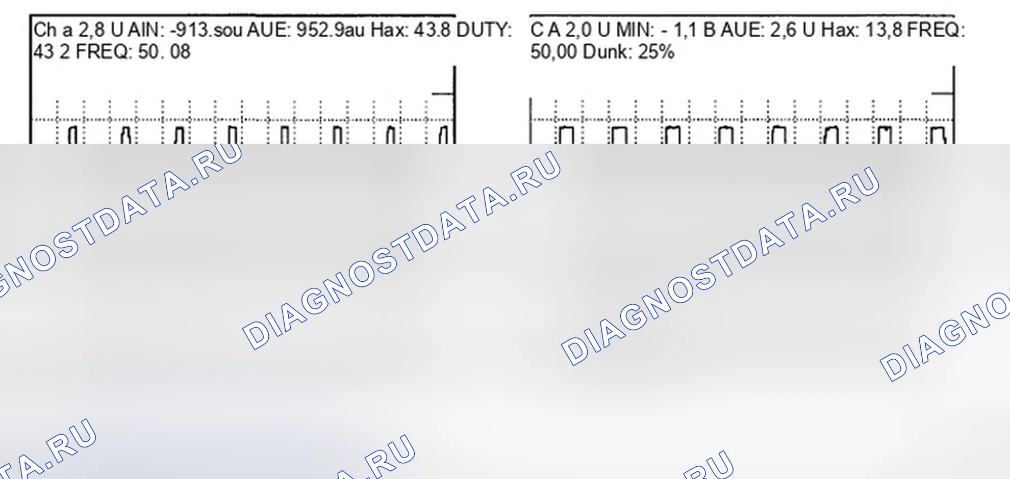 Рис. 21: ПРОВЕРКА ФОРМЫ СИГНАЛА. Hyundai Tucson I