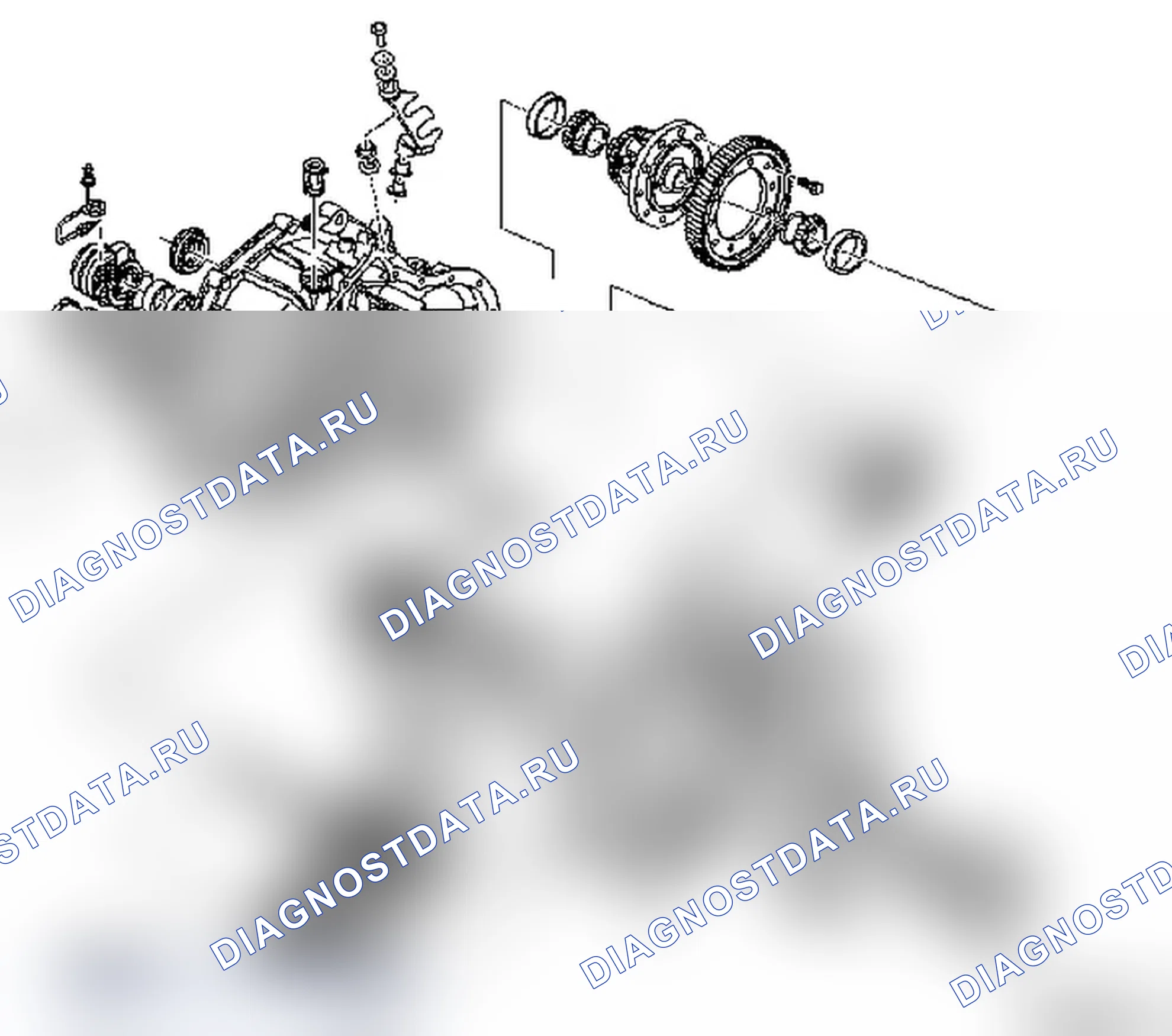 Иллюстрация - подшипник промежуточного вала в корпусе сцепления (F23). Opel Corsa C