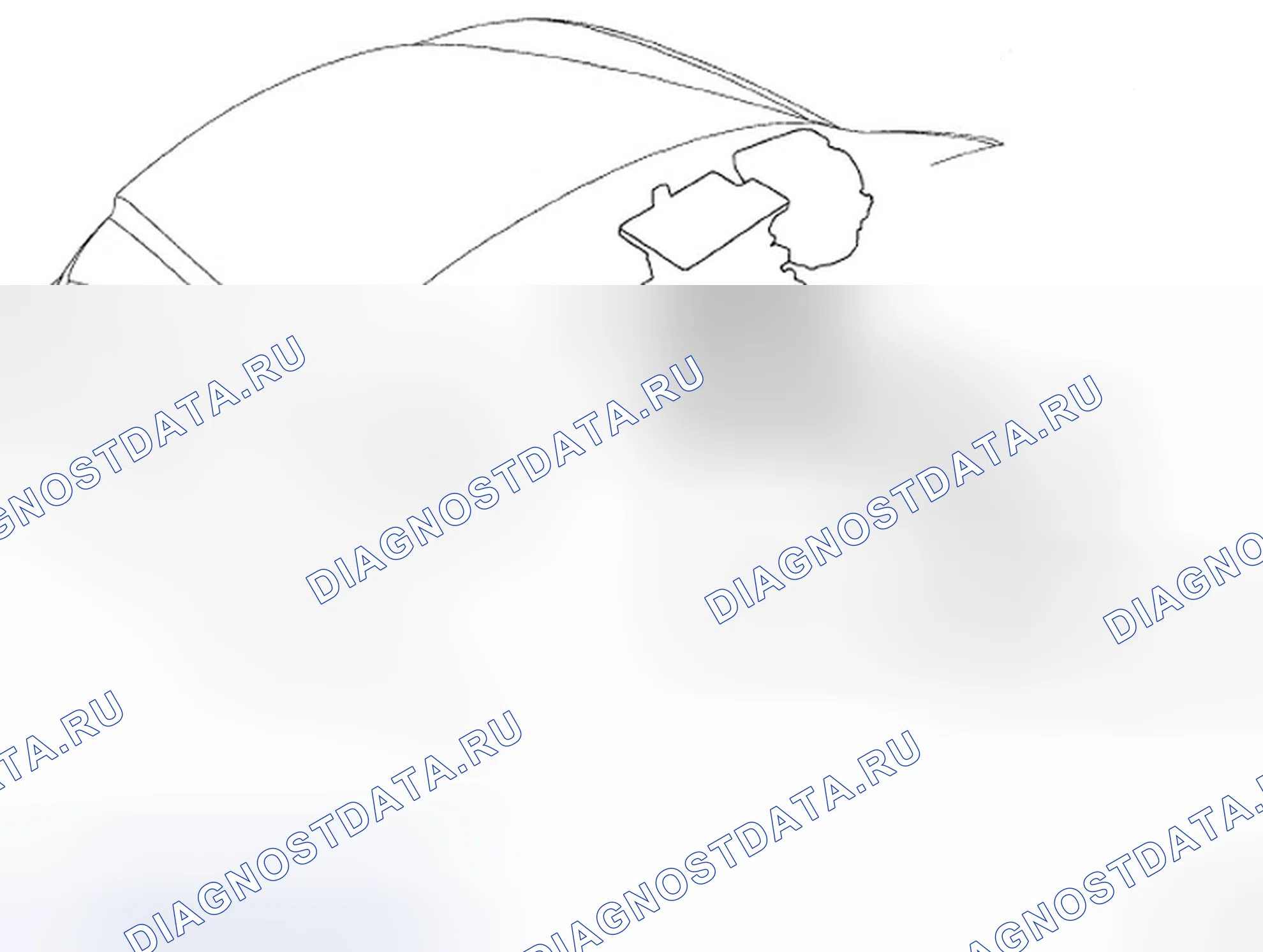 Рис. 53: РАСПОЛОЖЕНИЕ КОМПОНЕНТОВ. Hyundai Azera I