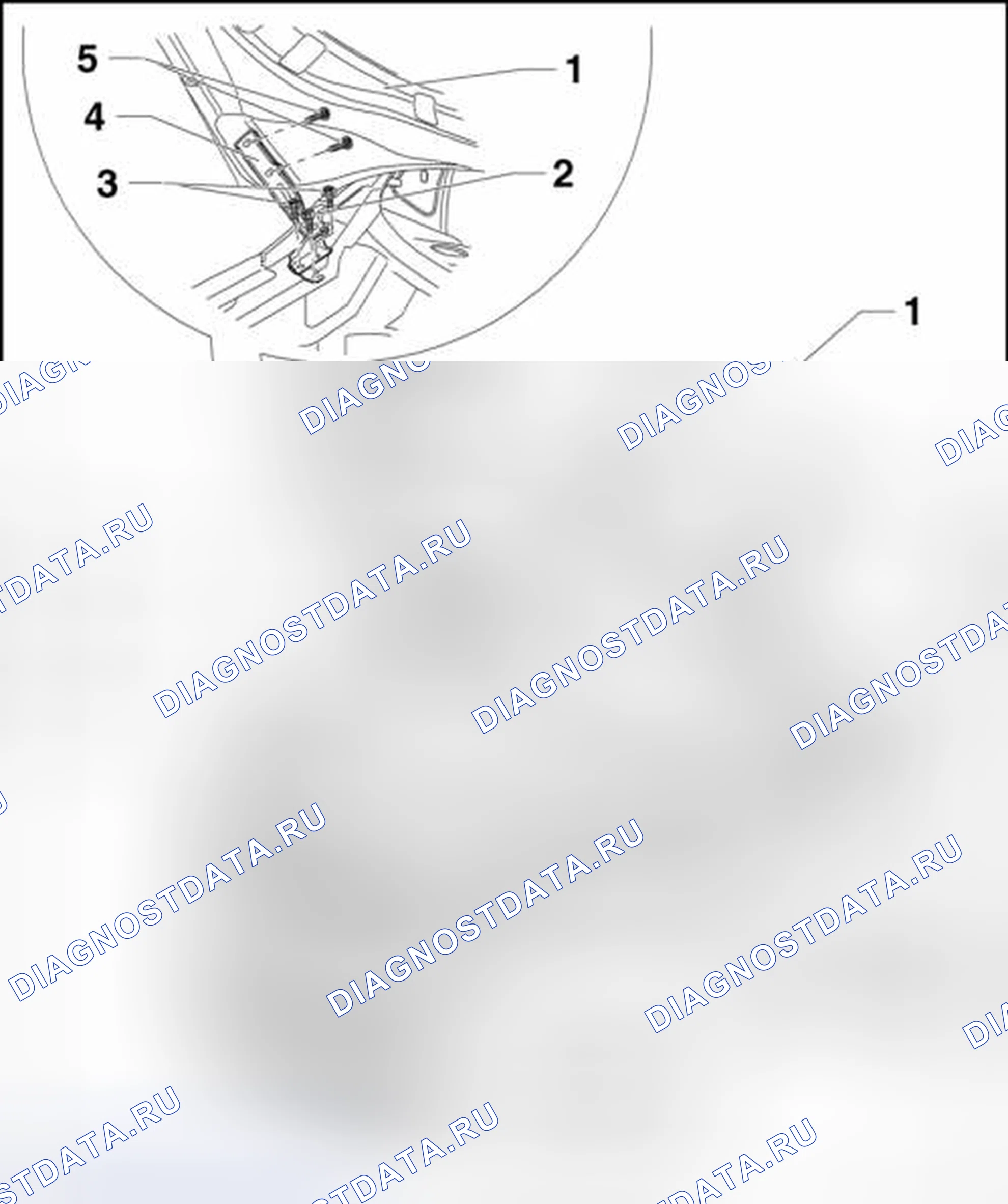Рис. 1: КАПОТ. Volkswagen Tiguan I
