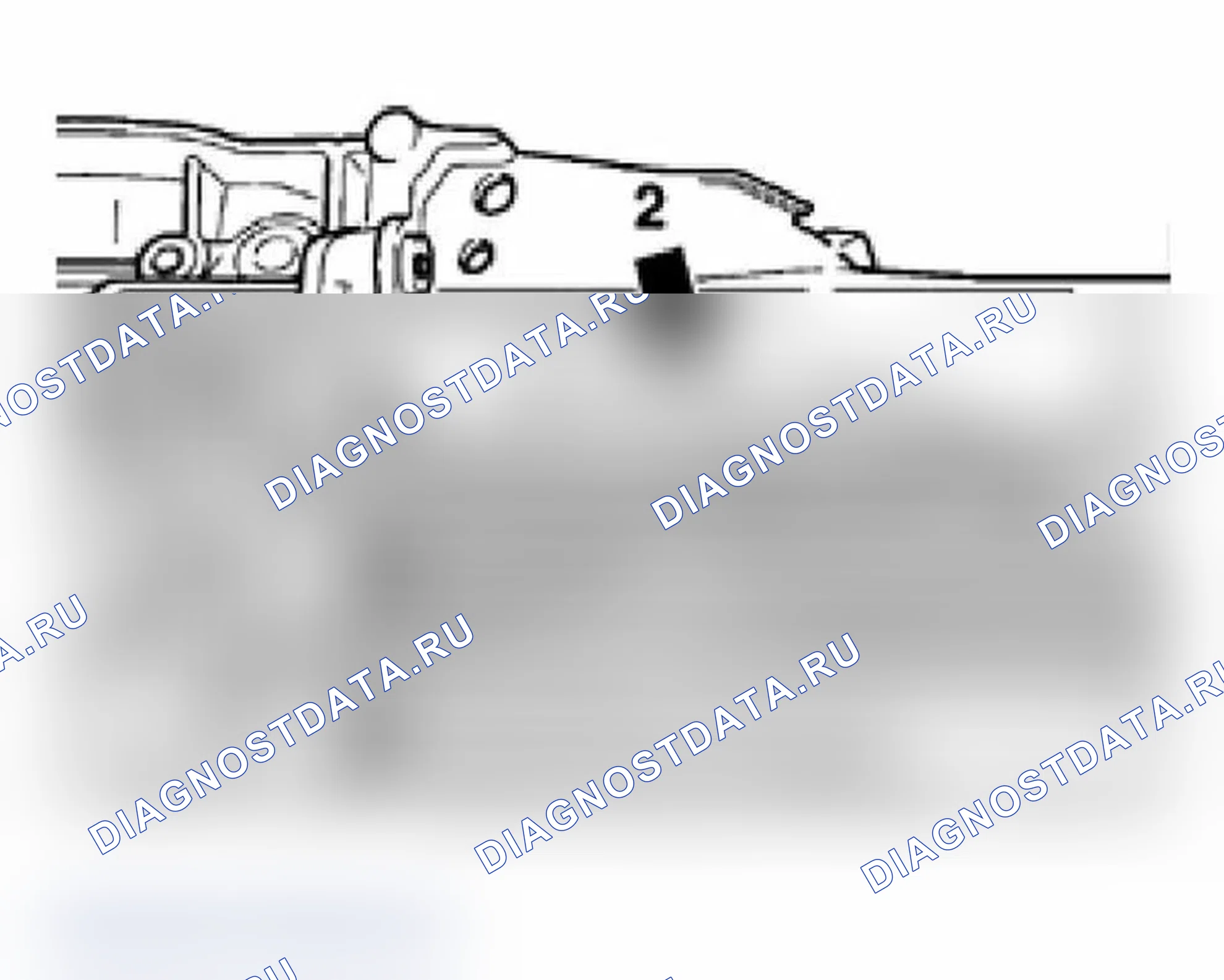 Рис. 9: 01A механической коробки передач (стрелка 2). Audi A4 B6