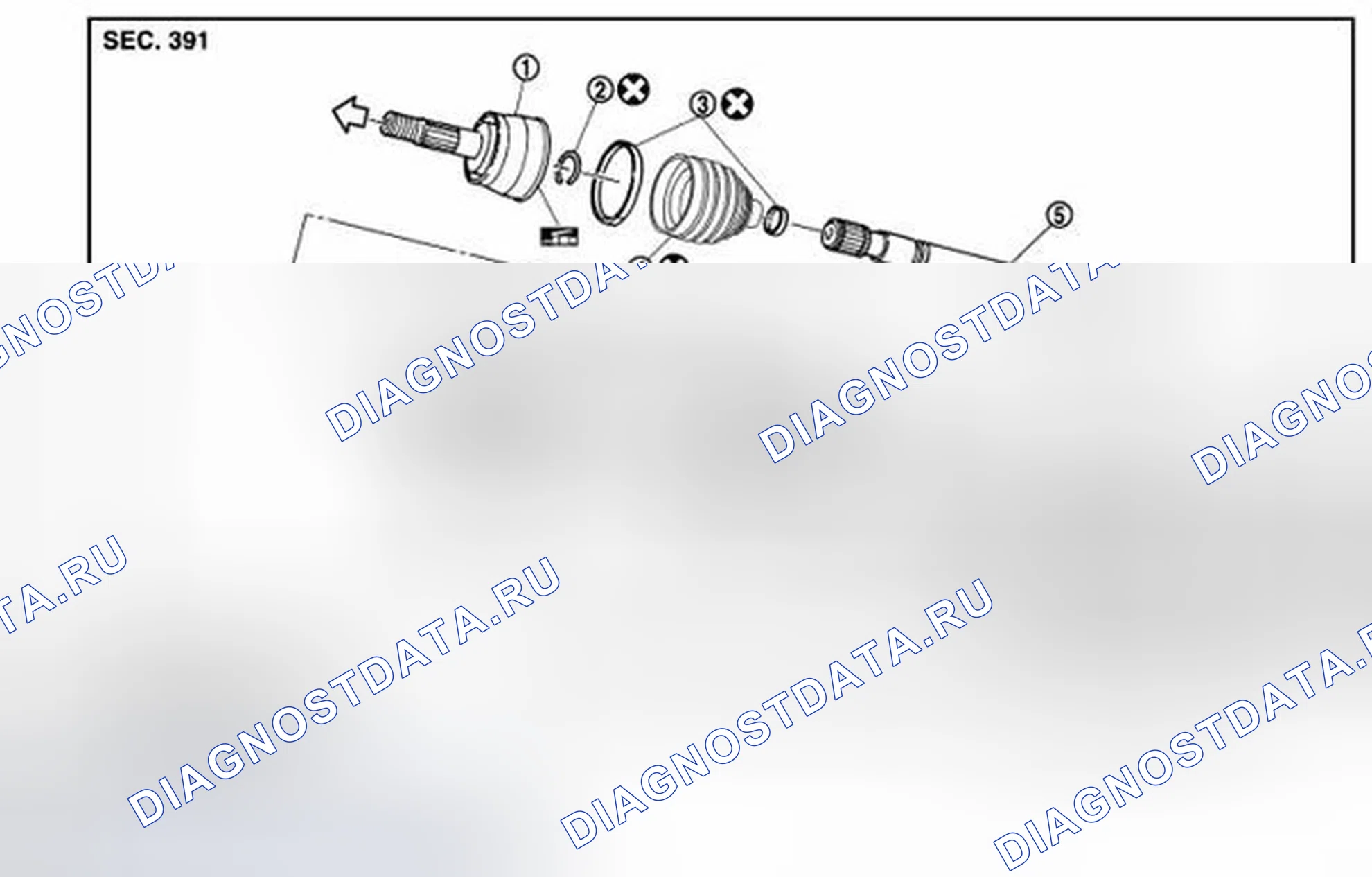 Рис. 7: ПРАВАЯ СТОРОНА. Infiniti EX35 I