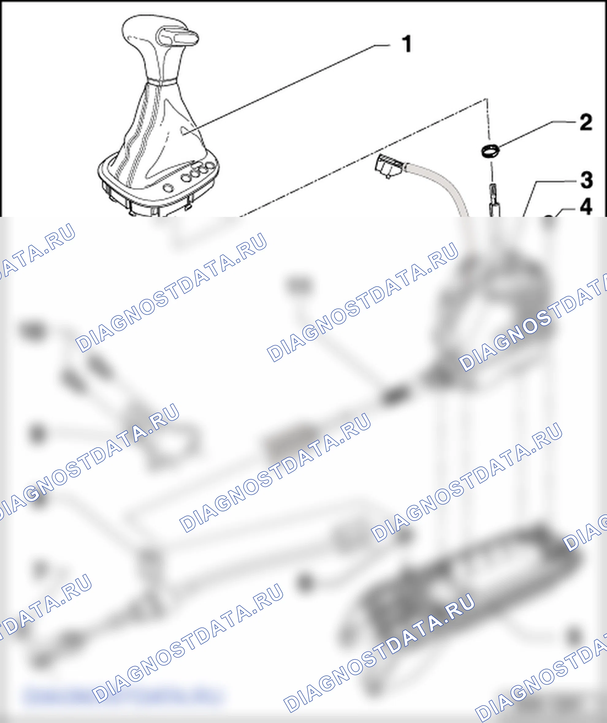 Механизм переключения (Коробка передач 02E-DSG). Skoda Superb Ii