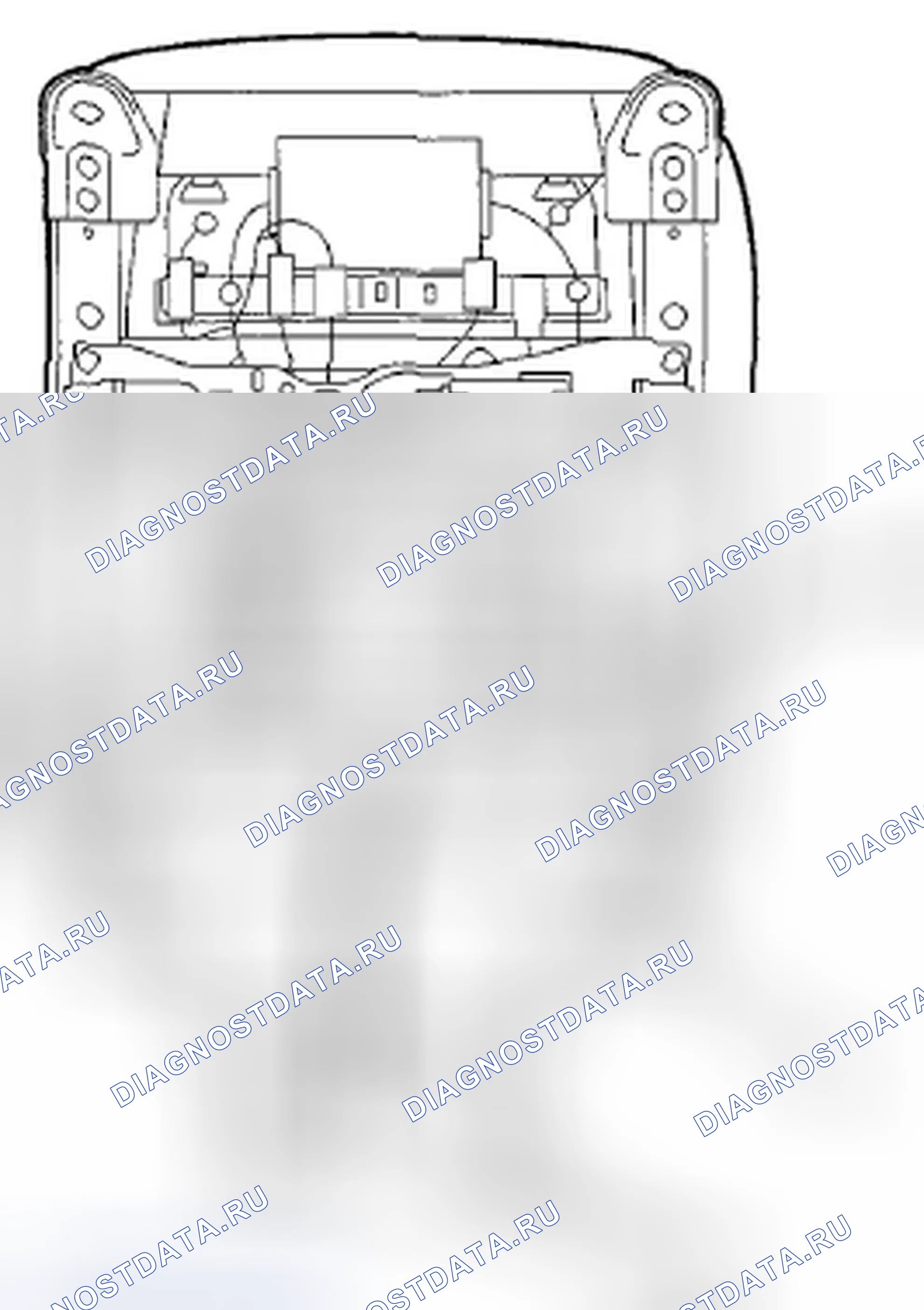 Рис. 49: Замена чехла подушки переднего сиденья. Acura TSX II