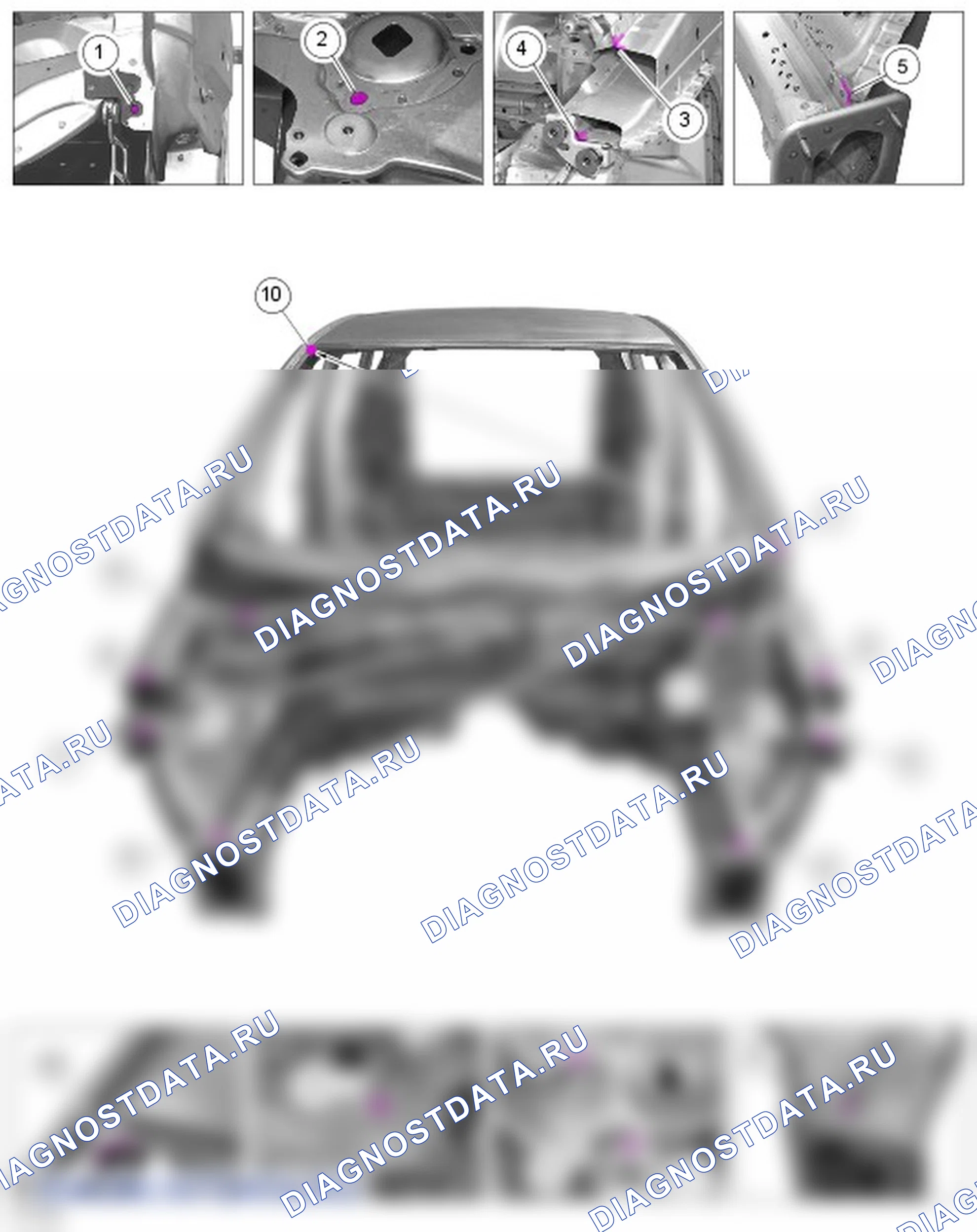 Как проверить зазоры рамы. Ford S-MAX I