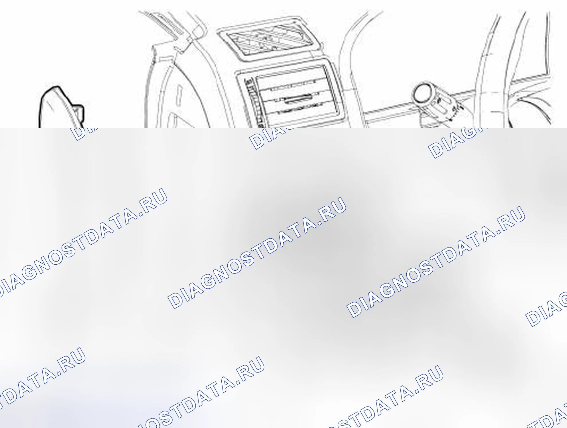Рис. 121: Переключатель диммера на приборной панели. Hyundai Lafesta I