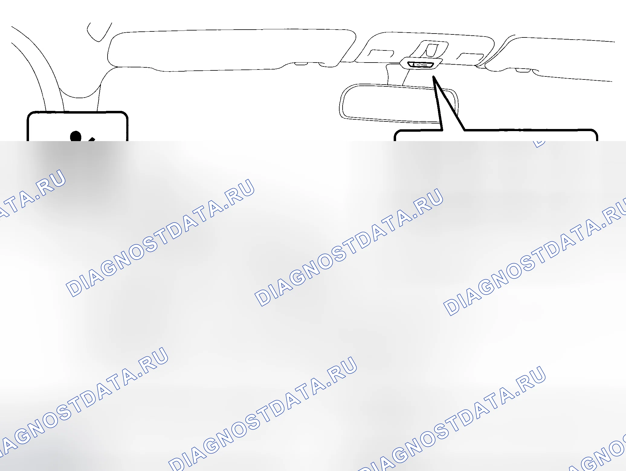 Рис. 6: СИГНАЛЬНЫЙ ОГОНЬ РЕМНЯ БЕЗОПАСНОСТИ. Subaru Impreza WRX GD/GG рестайлинг 2
