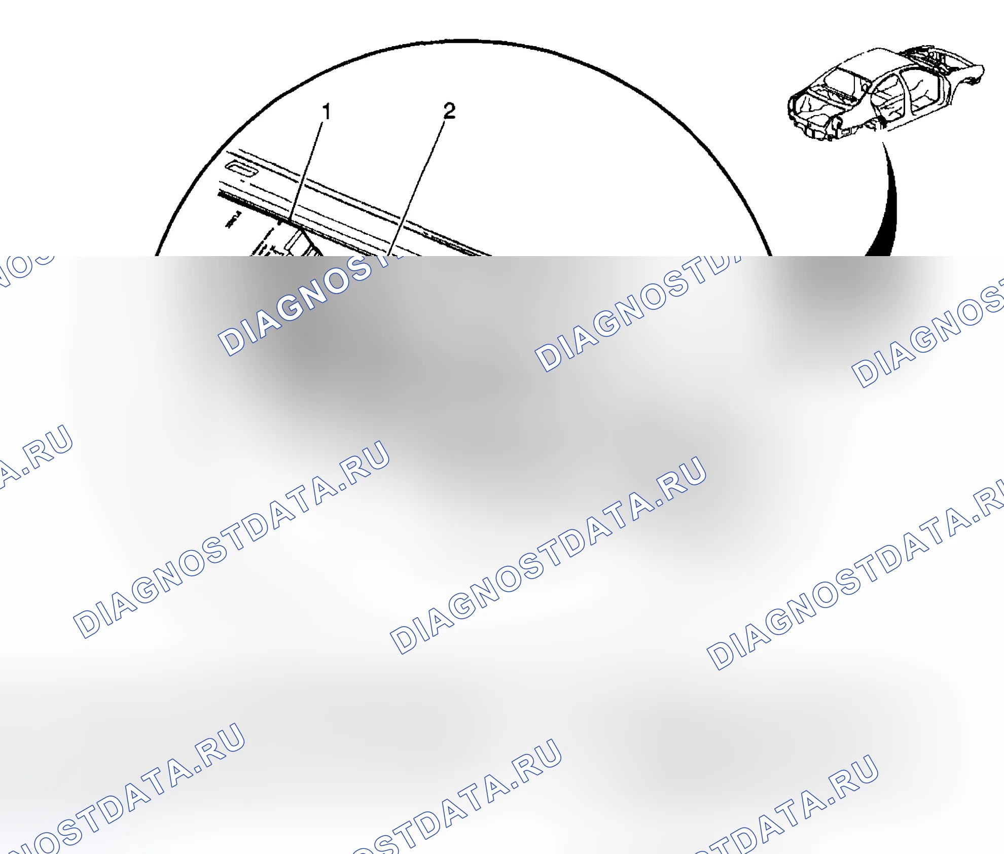 Рис. 37: Виды электрических компонентов двигателя. Hyundai Terracan I