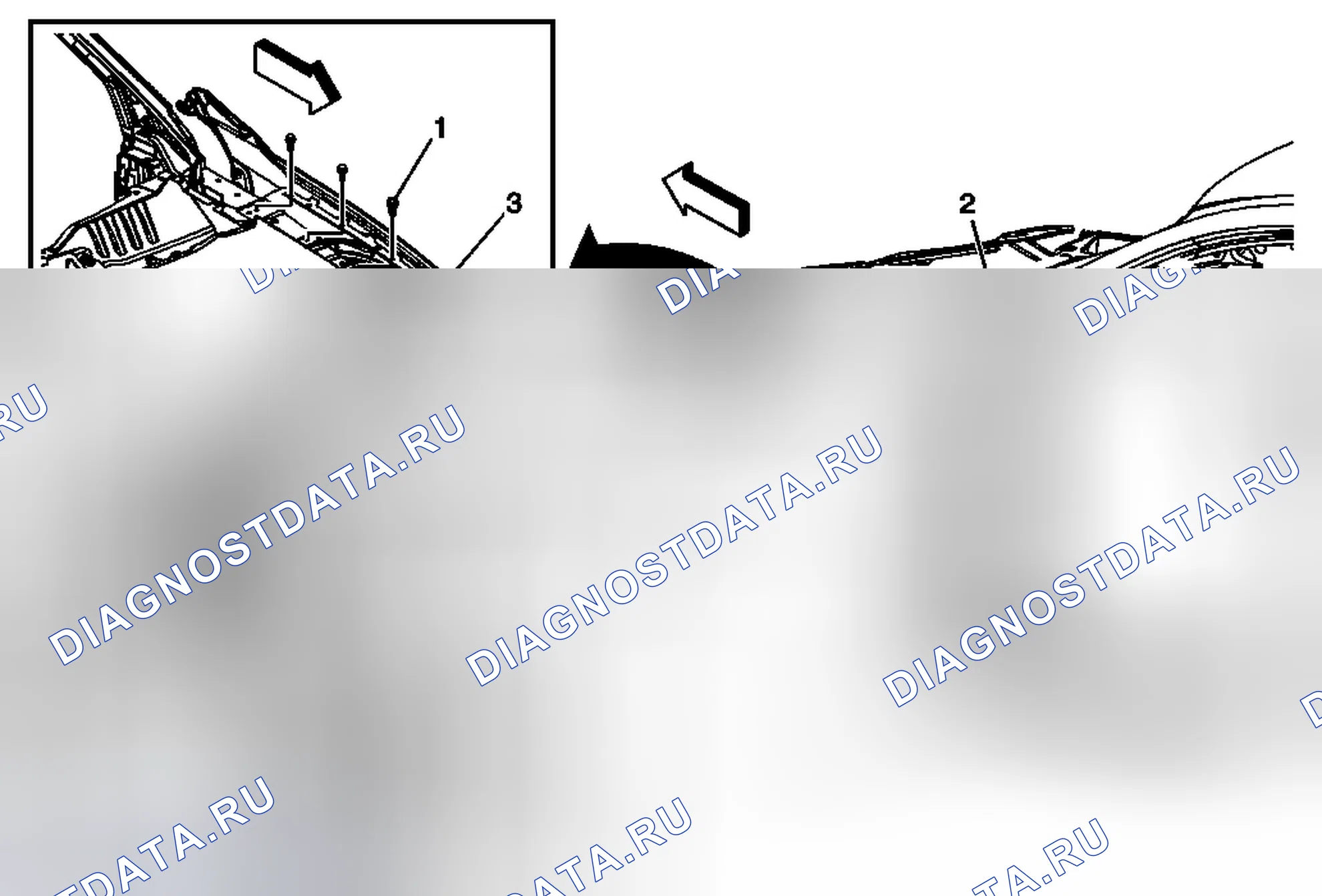 Рис. 6: Замена переднего крыла (Acadia, Enclave и OUTLOOK). Chevrolet Traverse I
