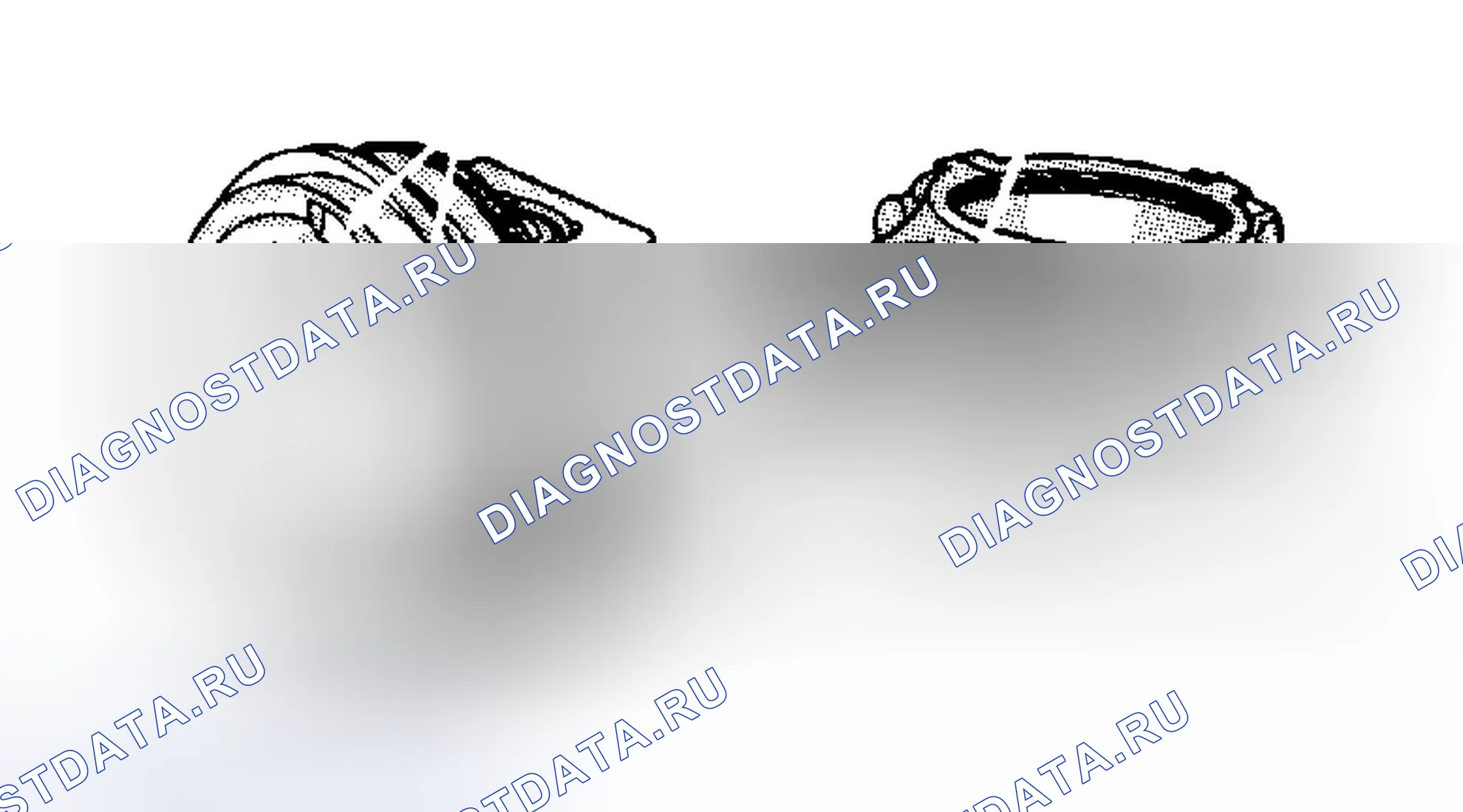 Рис. 15: Сборка поршня и штока. Dodge Dakota WS 