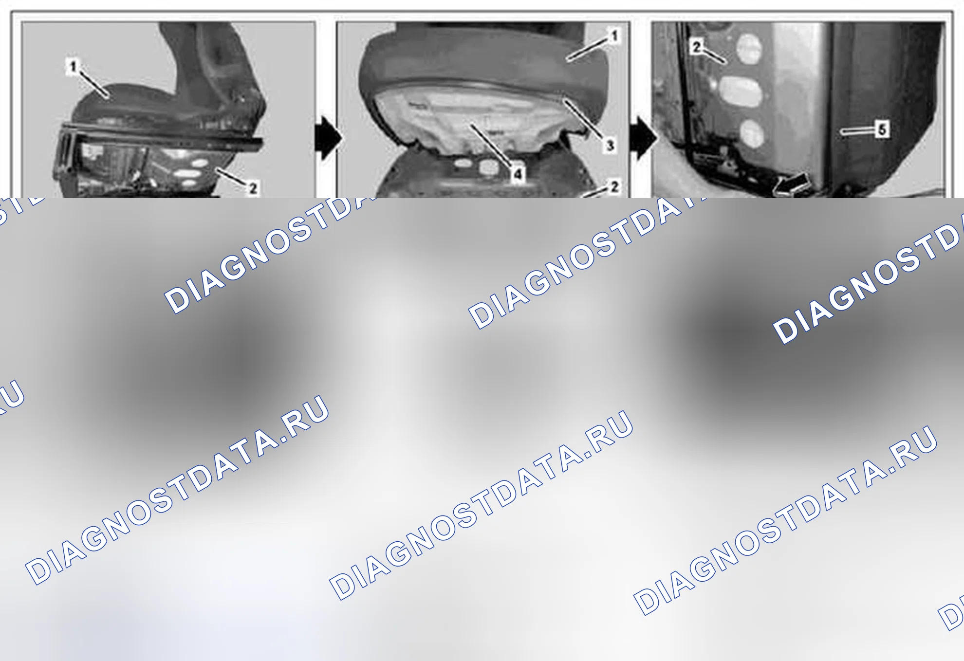 Рис. 32: Снять / установить крышку подушки сиденья - AR91.10-P-3312MCU. Kia Soul I