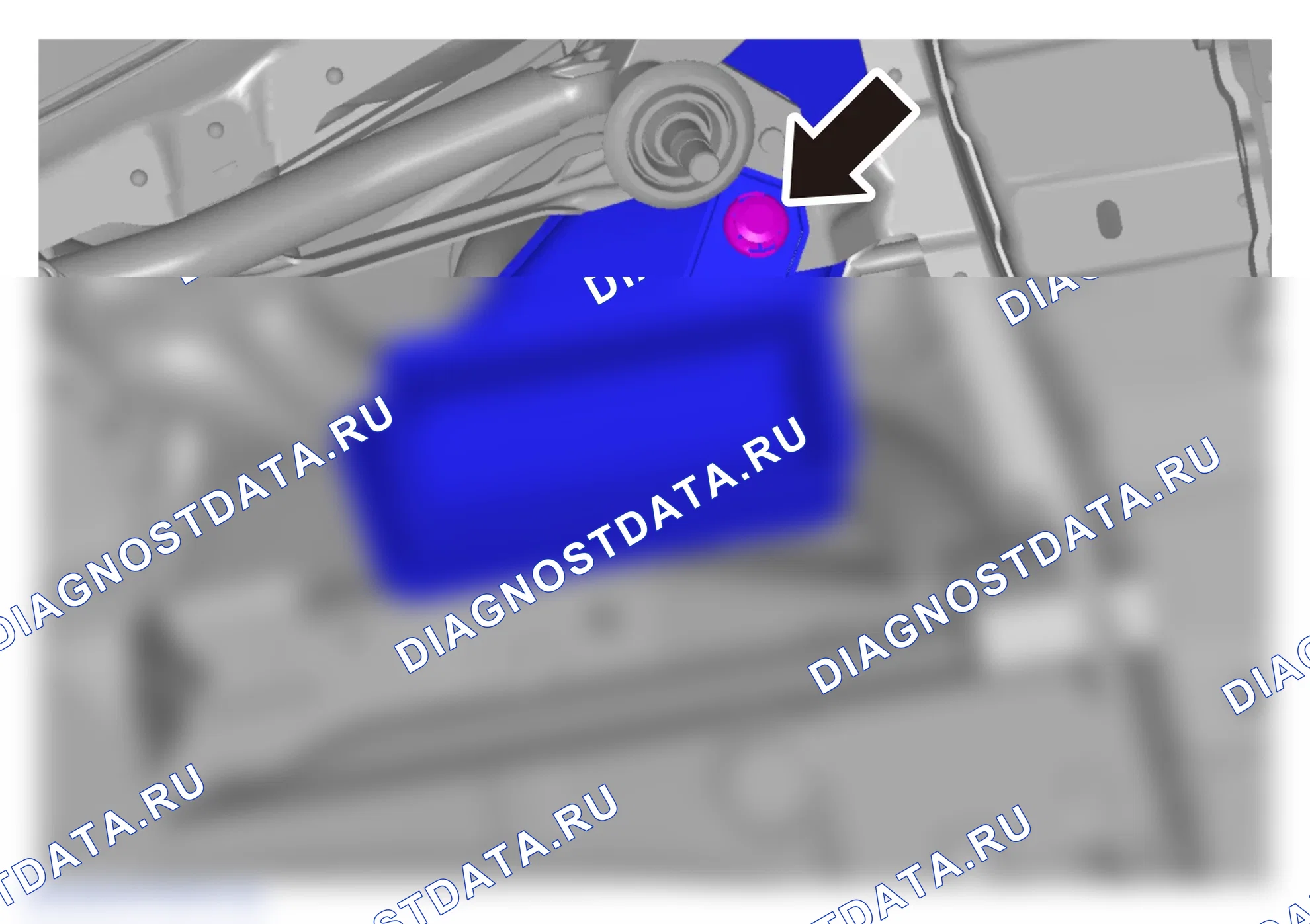Как снять и установить тягу замка капота двигателя — Wey V9X. Wey V9X I
