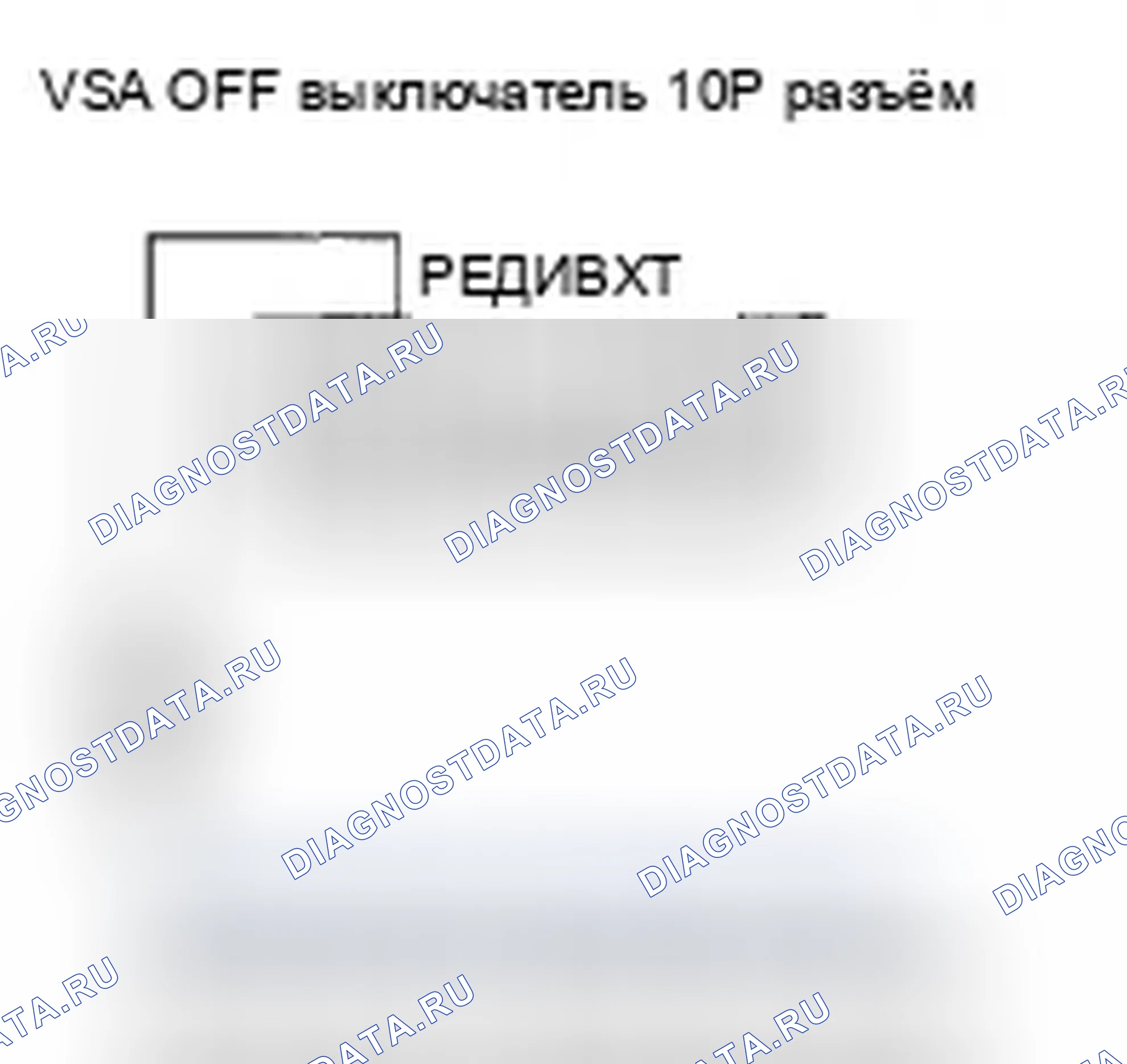 Рис. 29: Индикатор активации VSA не гаснет, и коды неисправностей не сохраняются. Honda Ridgeline I рестайлинг