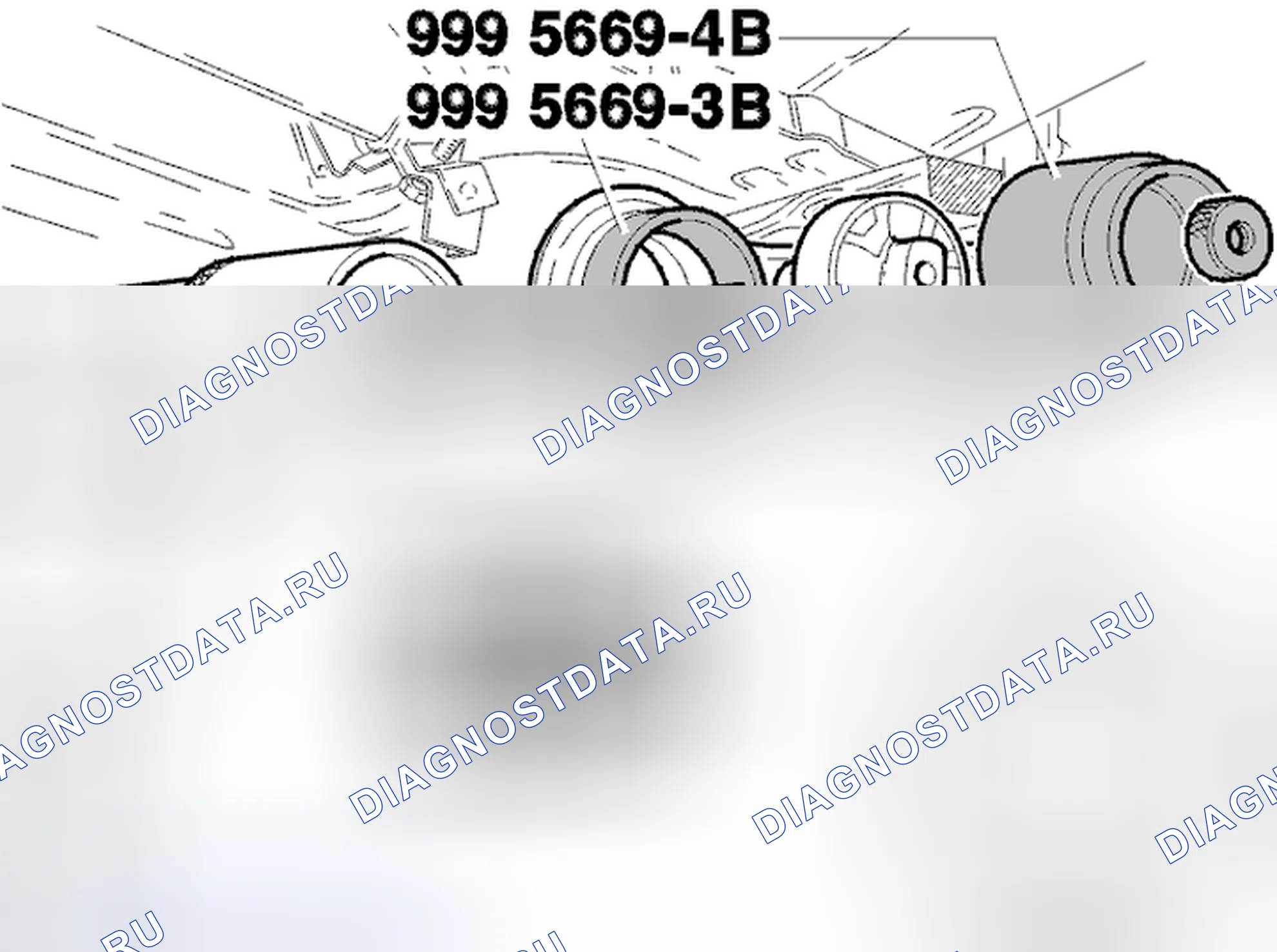 Рис. 49: Установить переднюю резиновую втулку ведомого рычага. Volvo V40 I рестайлинг