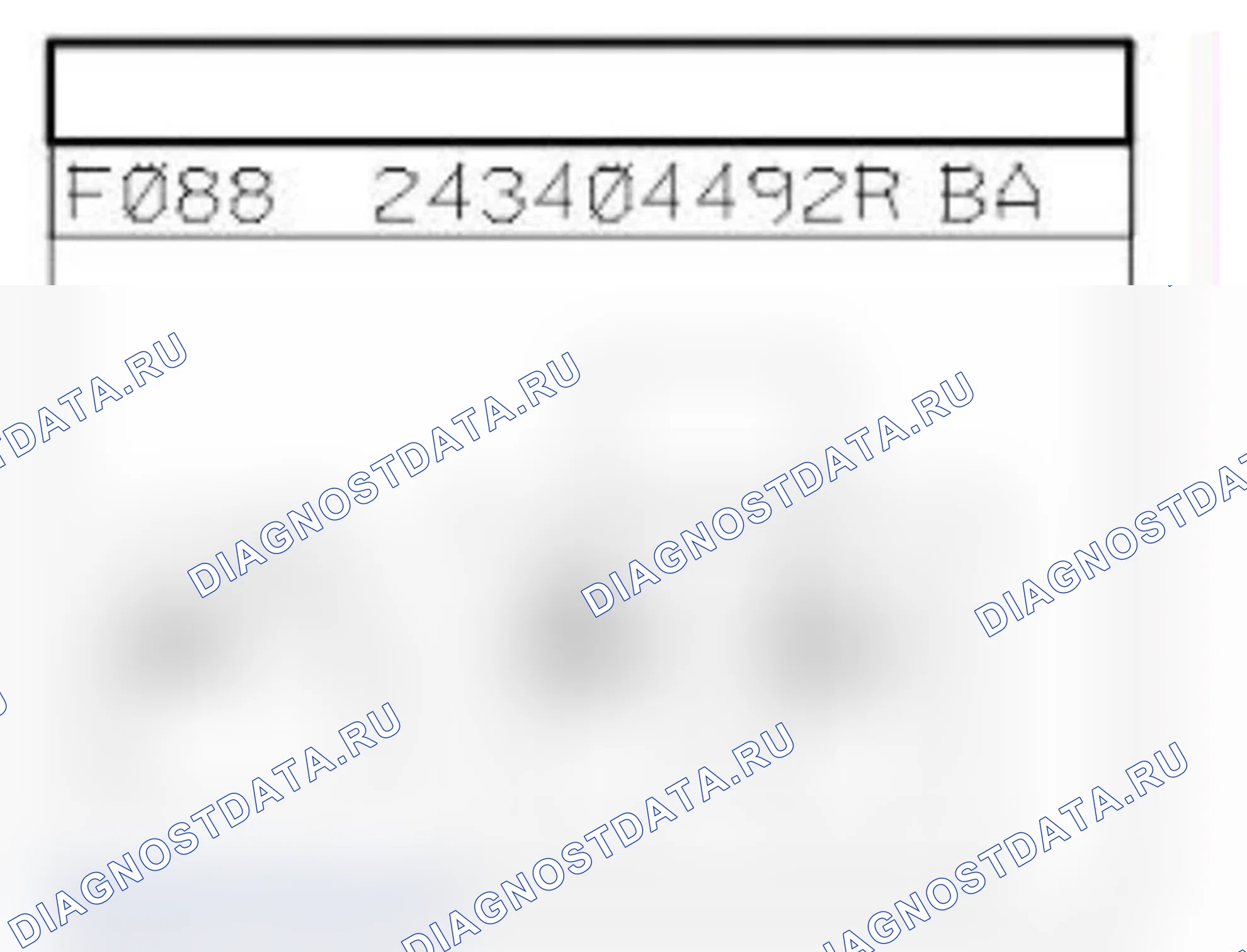 Распиновка разъёма 190 — Лев. задн. громкоговоритель. Renault Clio IV