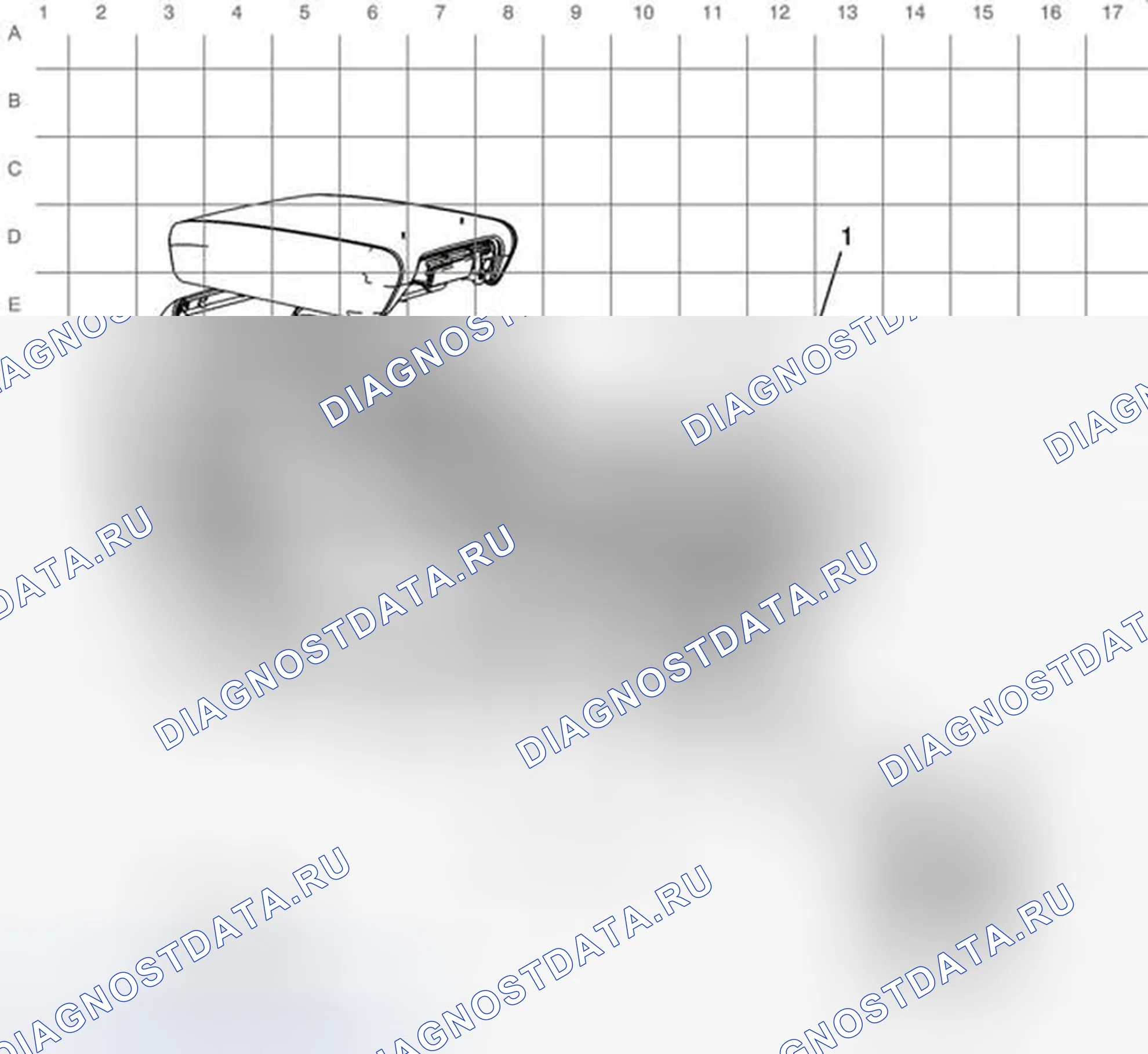 Рис. 6: Разводка кабелей консоли переднего этажа. Buick Enclave I