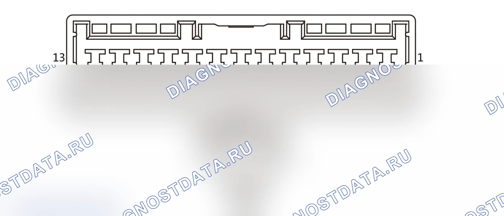 Распиновка разъёма P14 — внешний вид и назначение контактов. Great-Wall Wingle 7 I