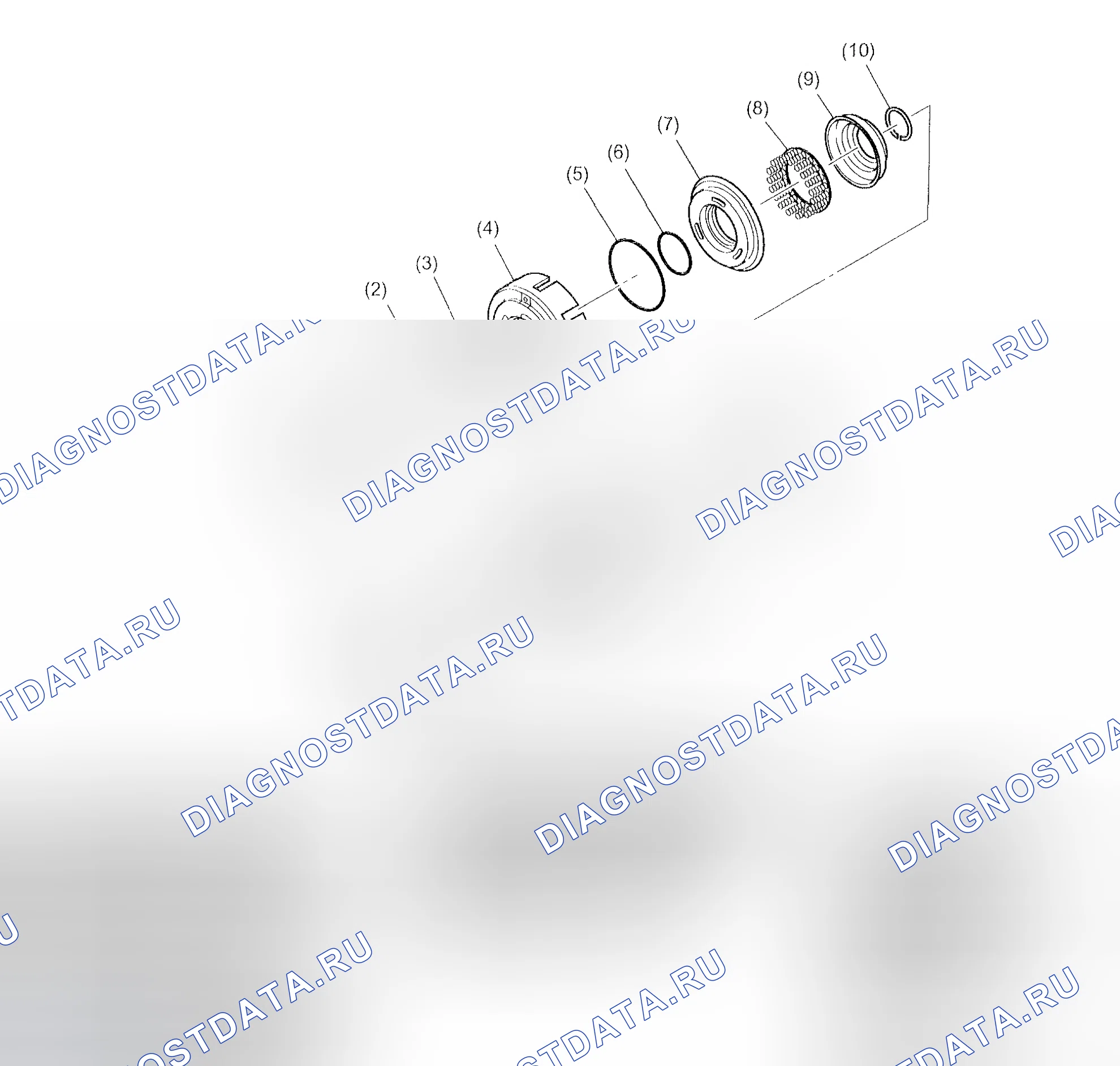 Рис. 721: СЦЕПЛЕНИЕ ВЫСОКОГО УРОВНЯ. Subaru Impreza GD/GC/GG рестайлинг
