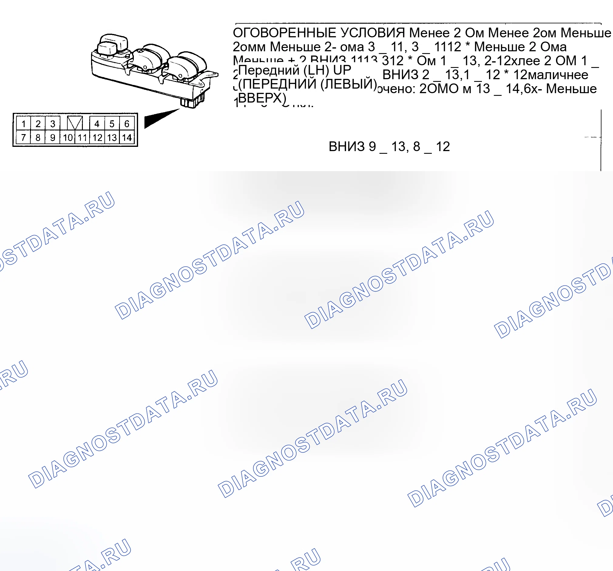 Рис. 17: Главный выключатель. Mitsubishi Lancer IX рестайлинг