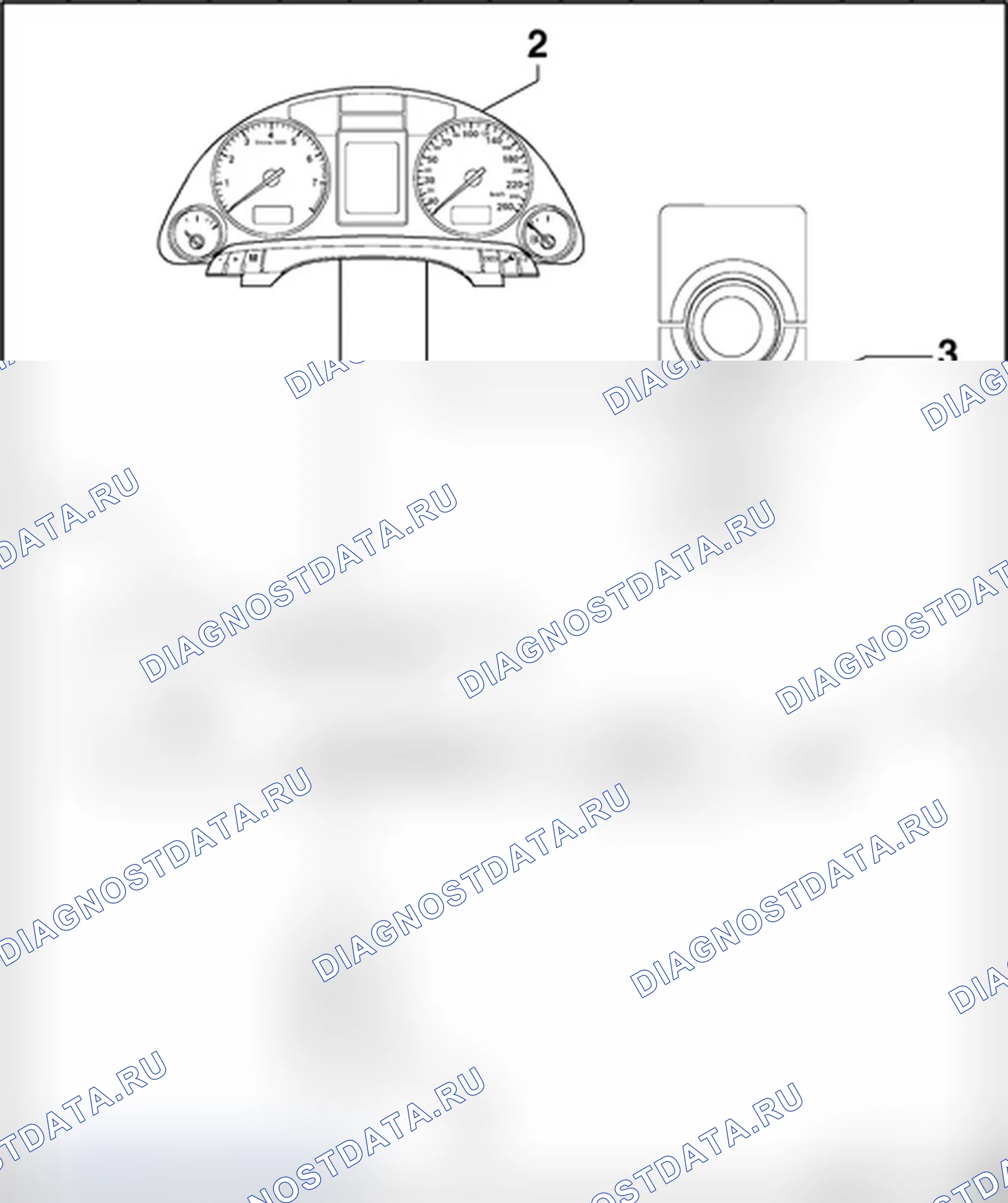Рис. 37: Навигационная система IV, конструкция. Audi S4 B8