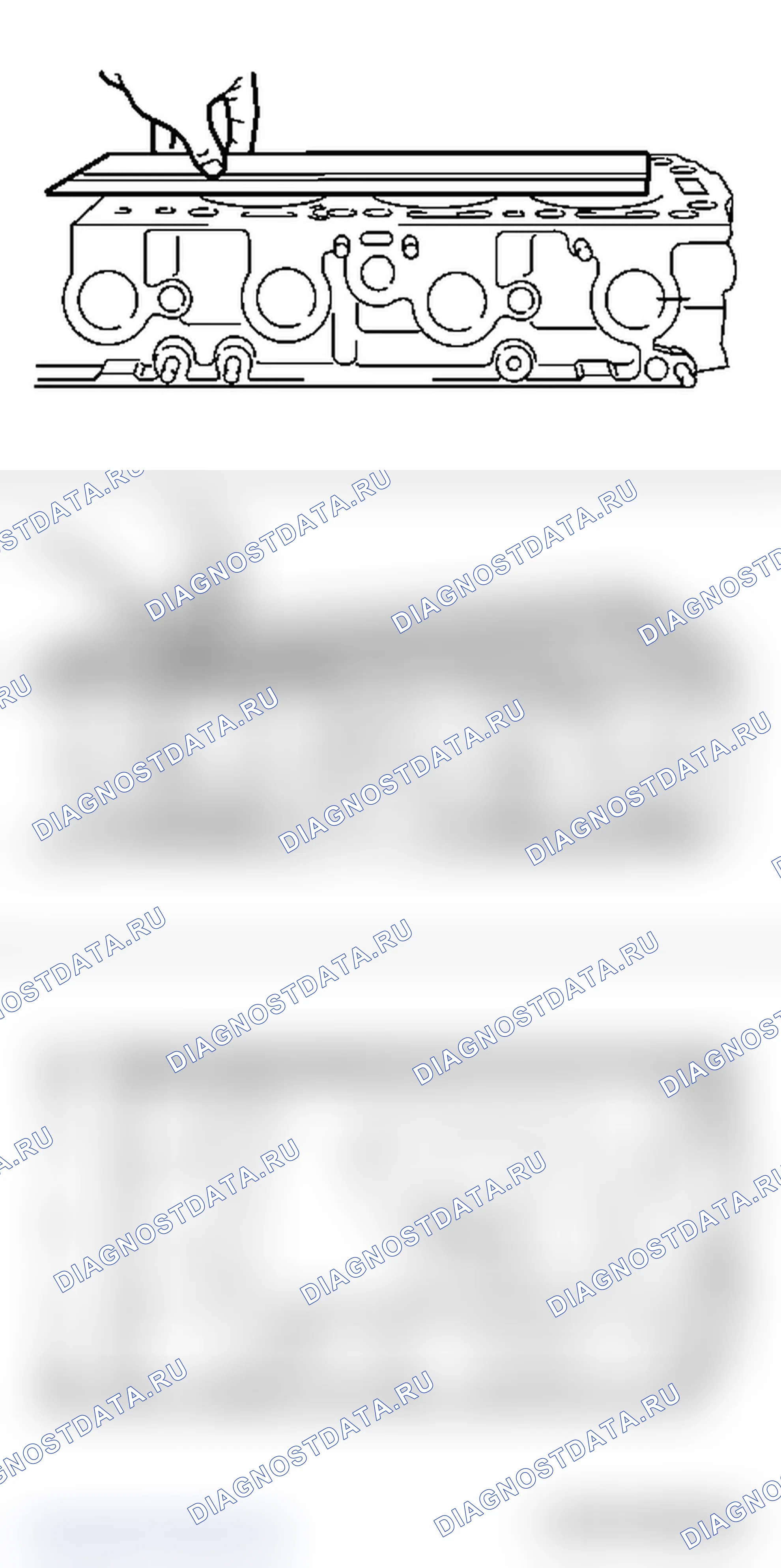 Демонтаж и установка головки цилиндров. Opel Zafira B