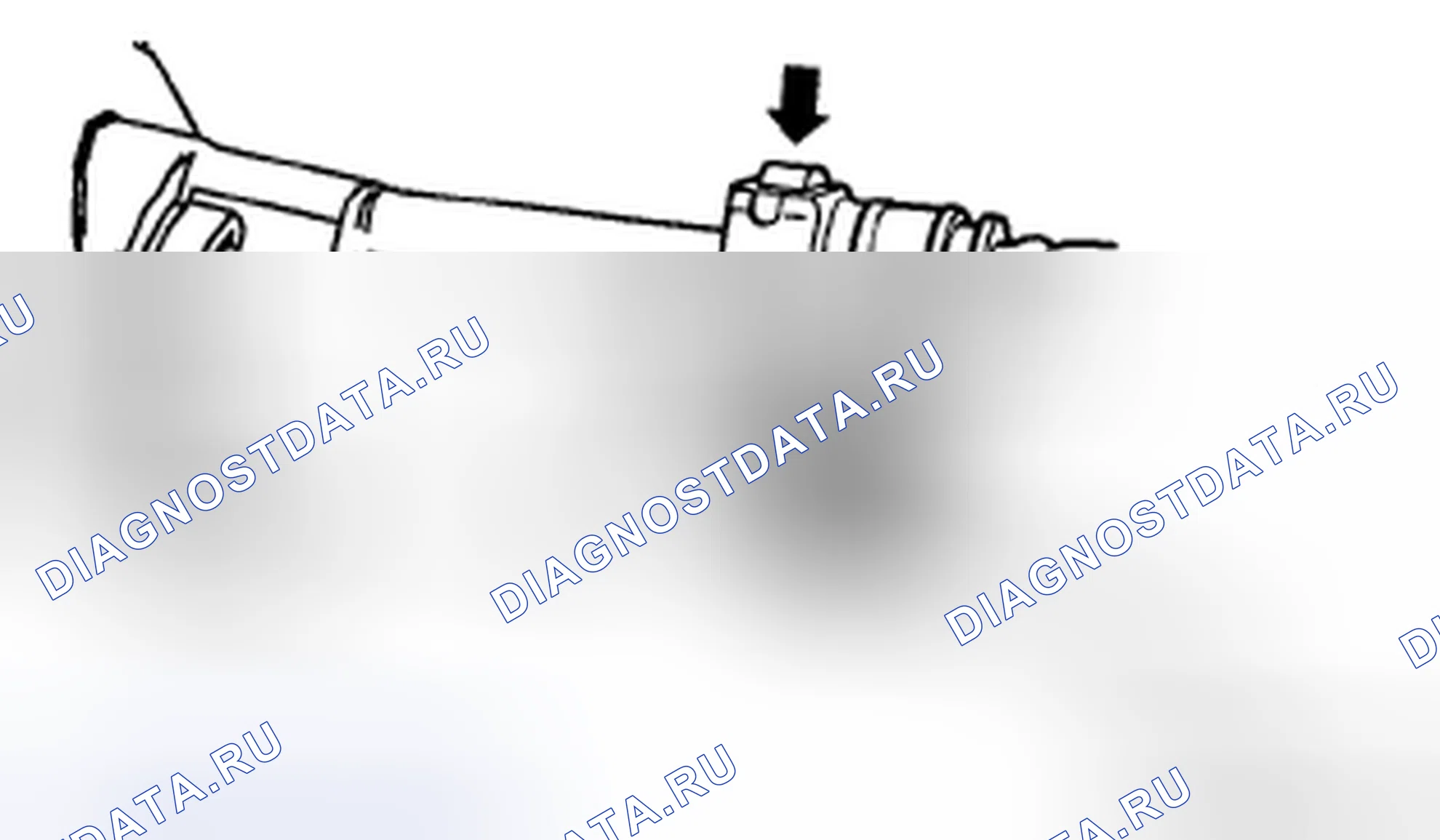 Рис. 24: Демонтаж резервной трубы сцепления и запасного шланга сцепления Примечание. Audi R8 I