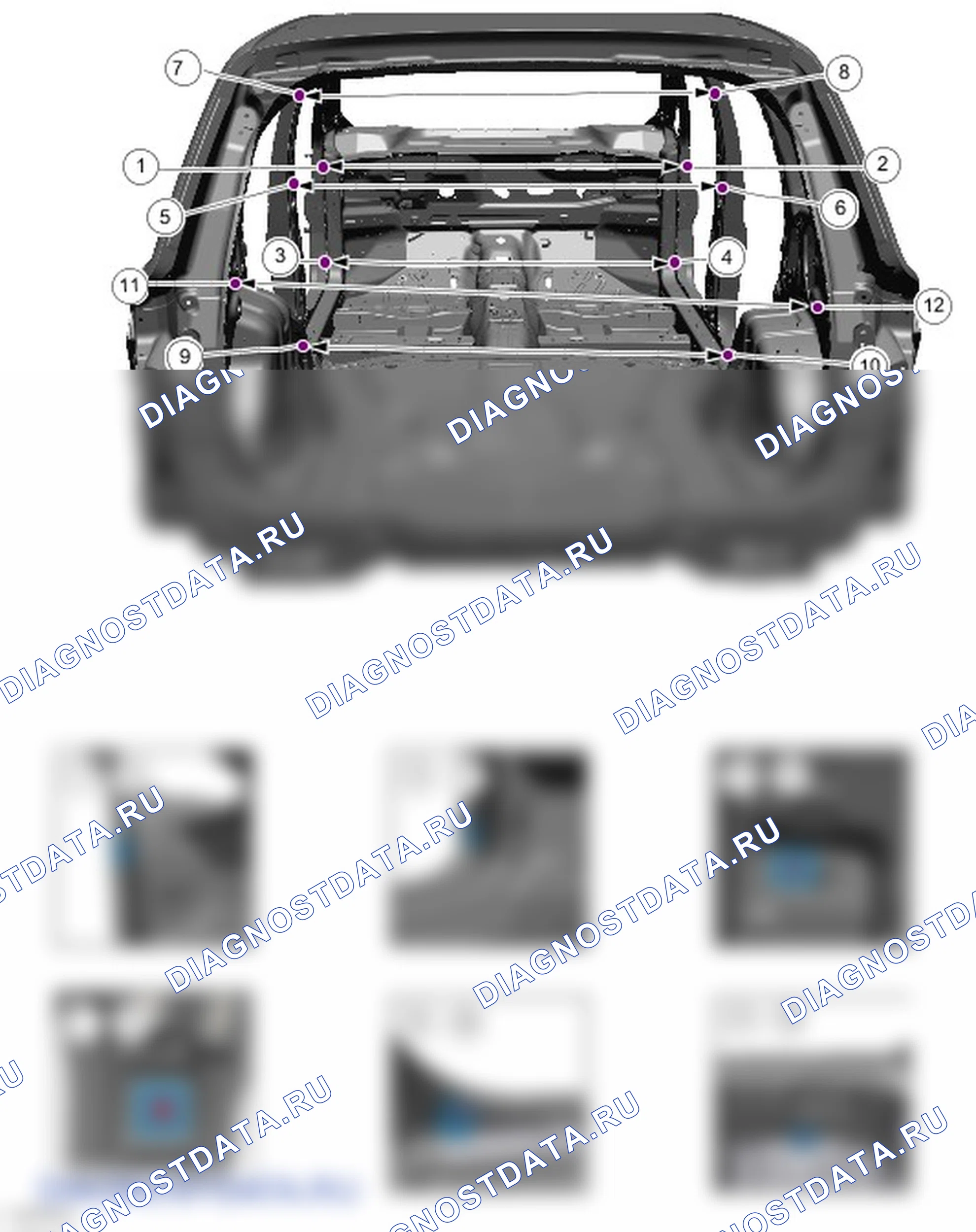 Как проверить зазоры рамы. Ford Galaxy III