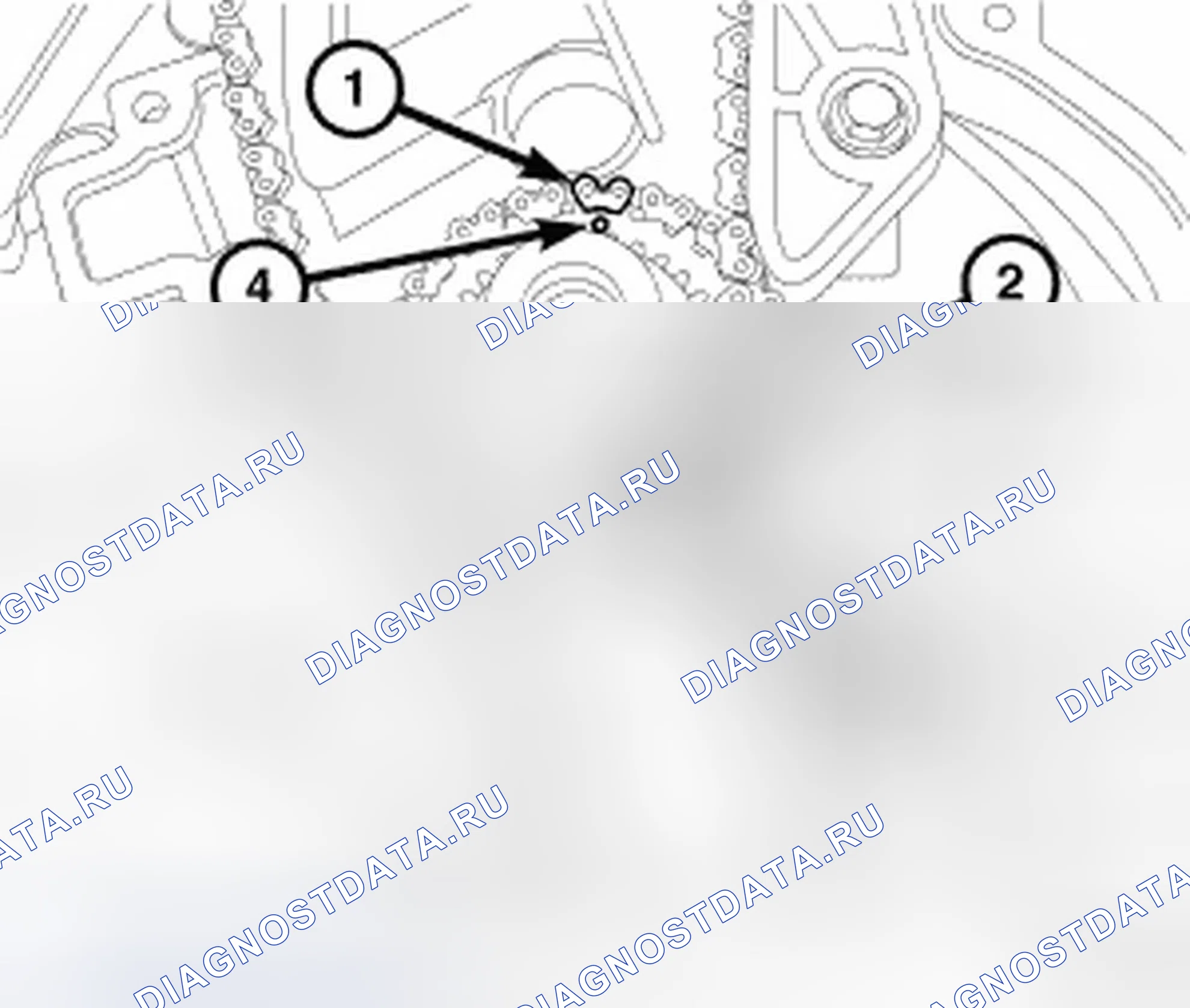 Рис. 333: ЦЕПЬ ГРМ. Jeep Compass I