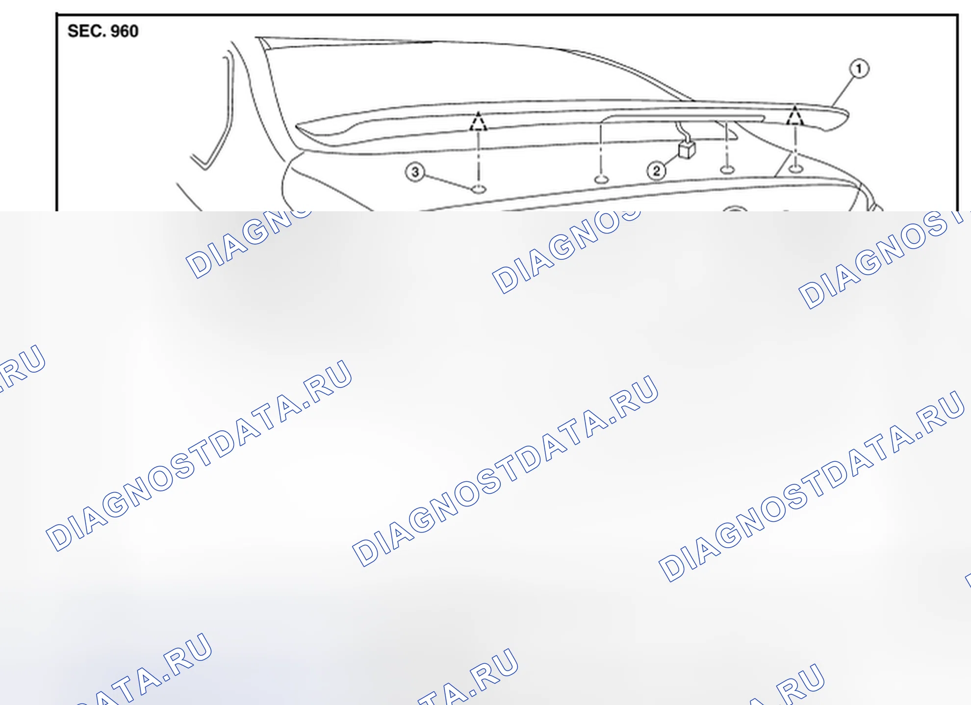 Рис. 117: Разнесенный вид. Nissan Altima L33