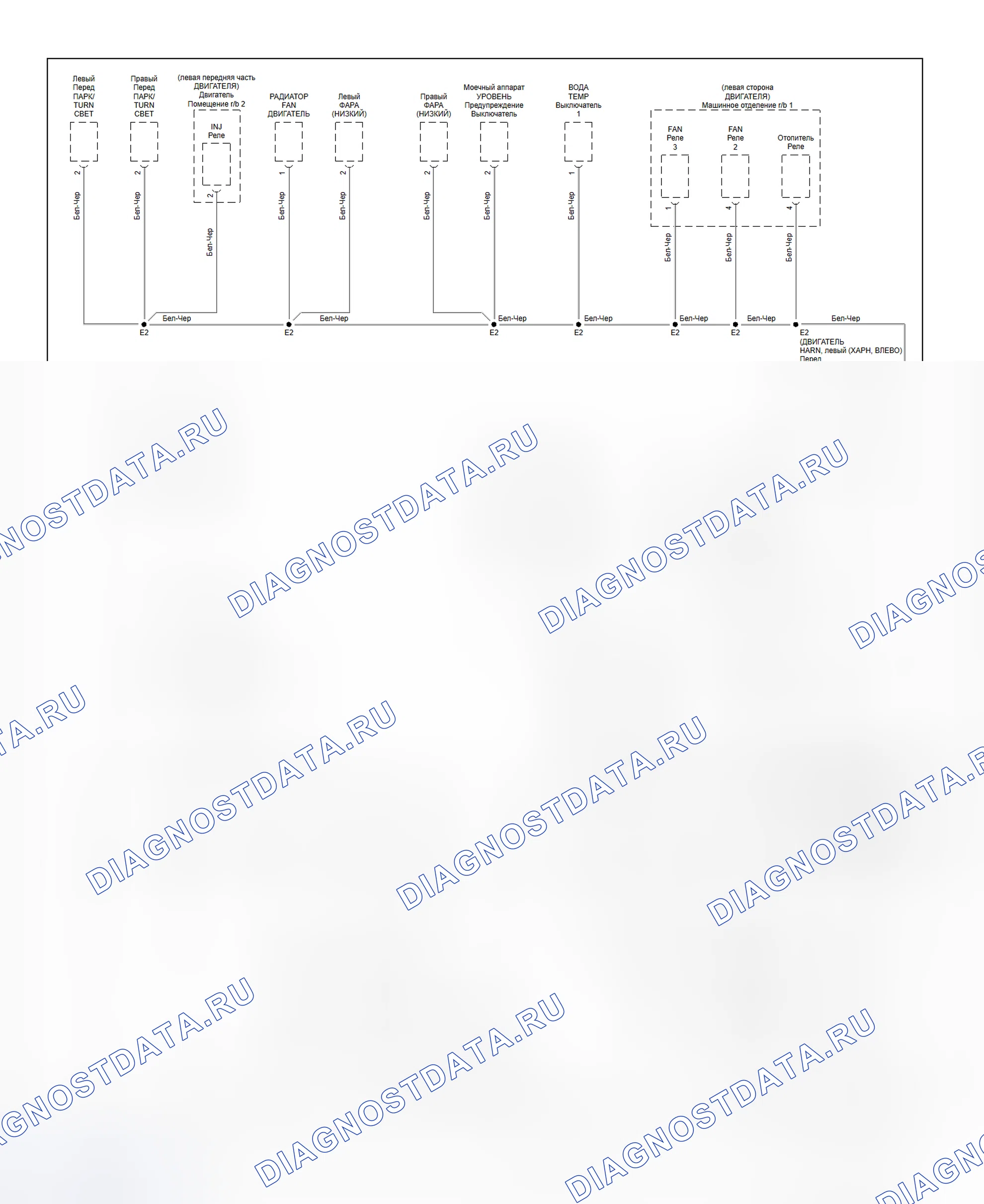 Рис. 47: Схема массы (Camry 2.2L CNG - 1 из 3). Toyota Prius I рестайлинг