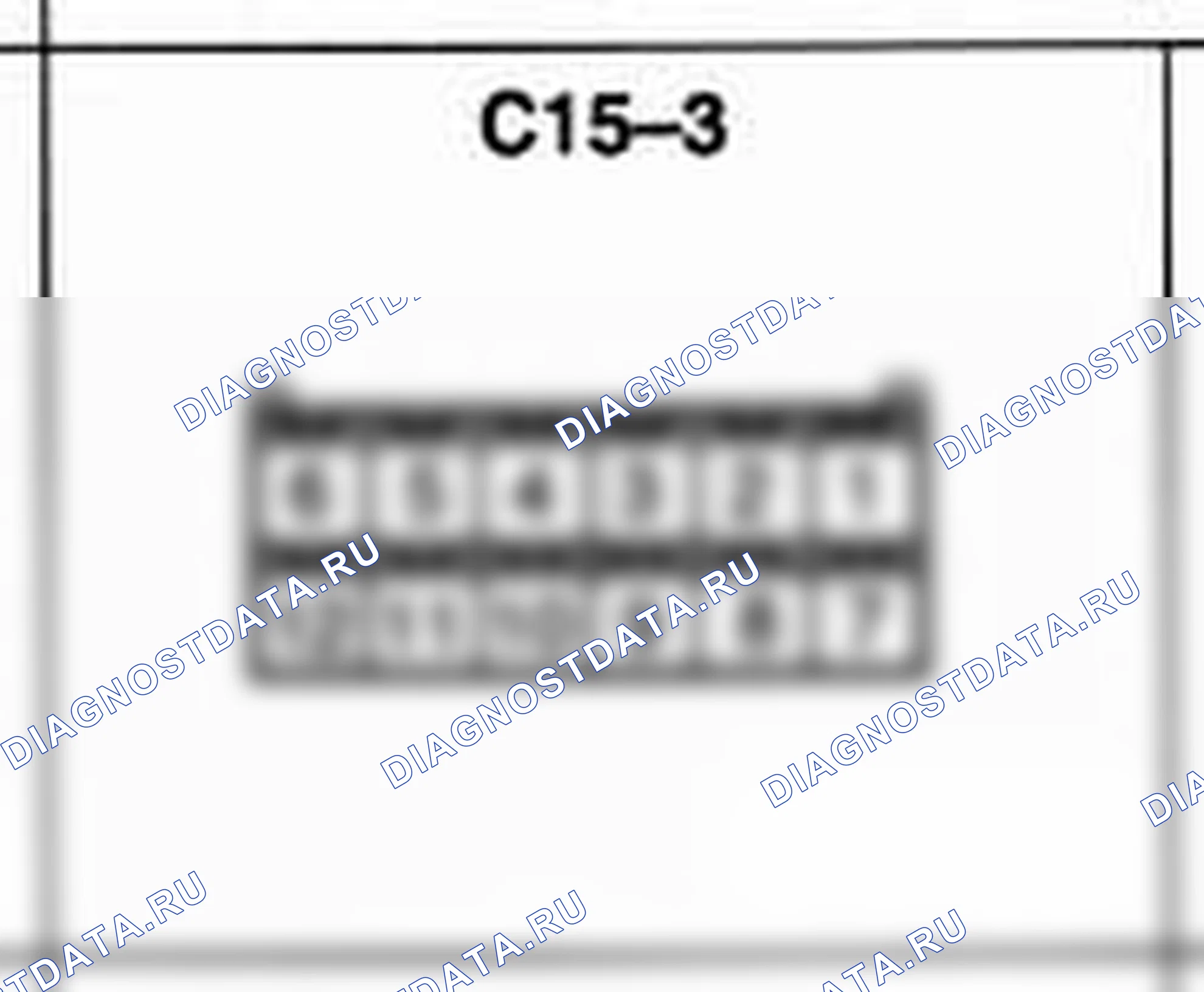 Распиновка разъёма C15-3 — жгута управления. Hyundai Accent LC