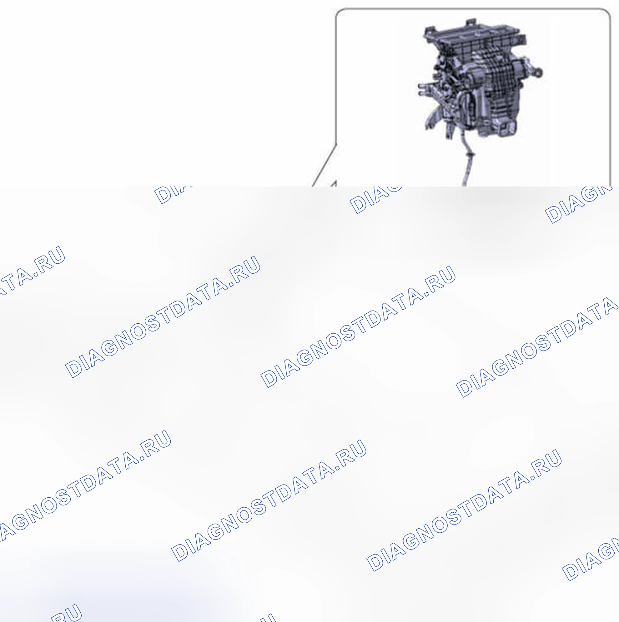 Рис. 1: Расположение компонентов. Hyundai Santa Fe III
