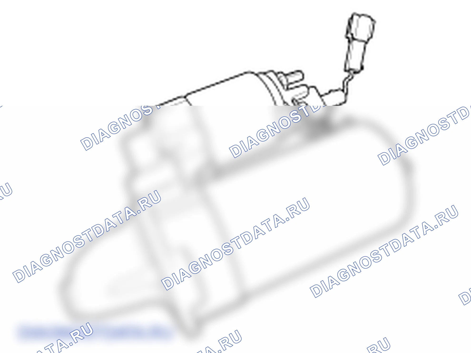 Расположение деталей ISG (остановка и переход на холостом ходу). Hyundai i20 GB