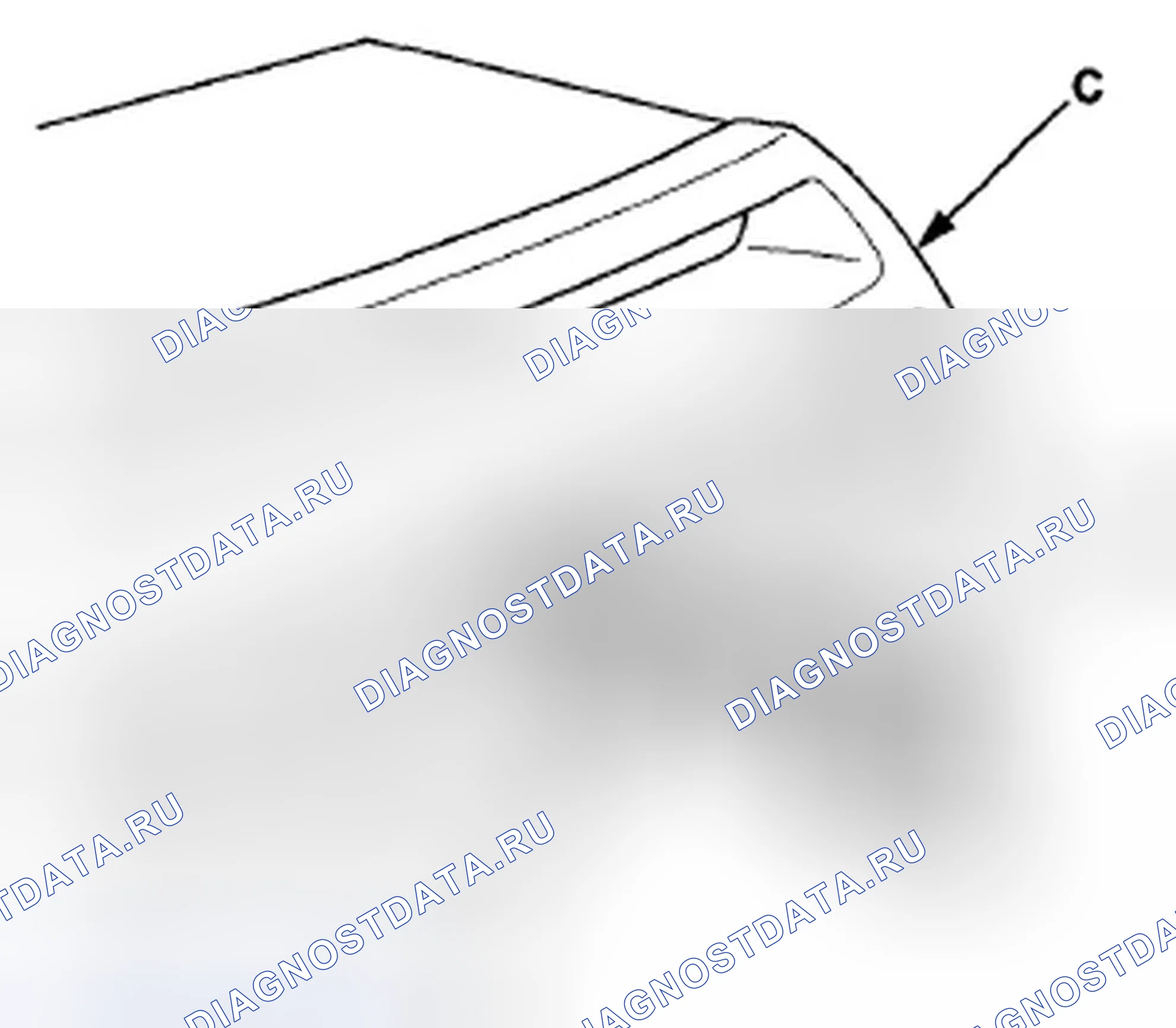 Рис. 532: Замена индикатора отсечки подушки безопасности пассажира. Honda Crosstour I