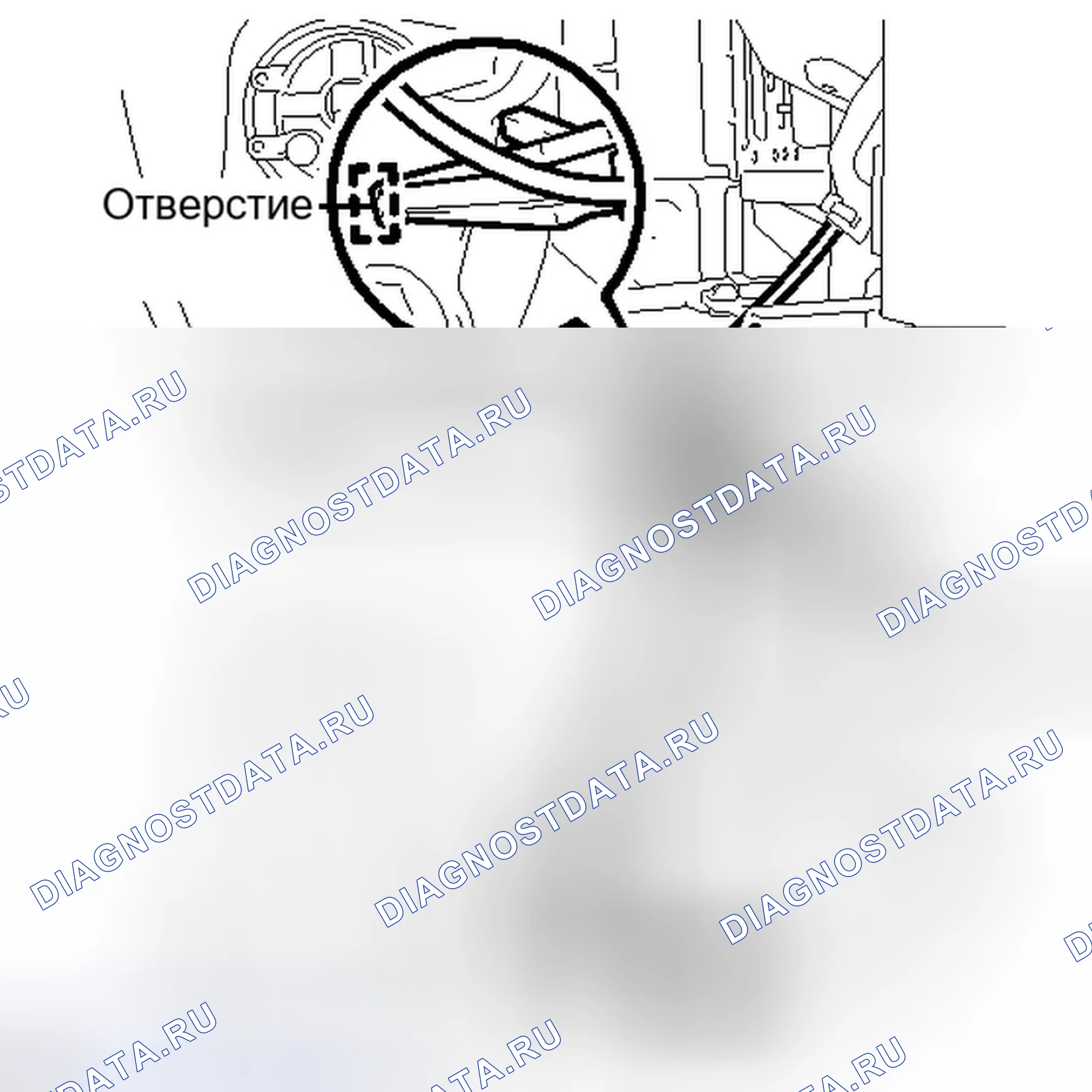 Рис. 334: ДЕМОНТАЖ. Toyota Highlander II рестайлинг