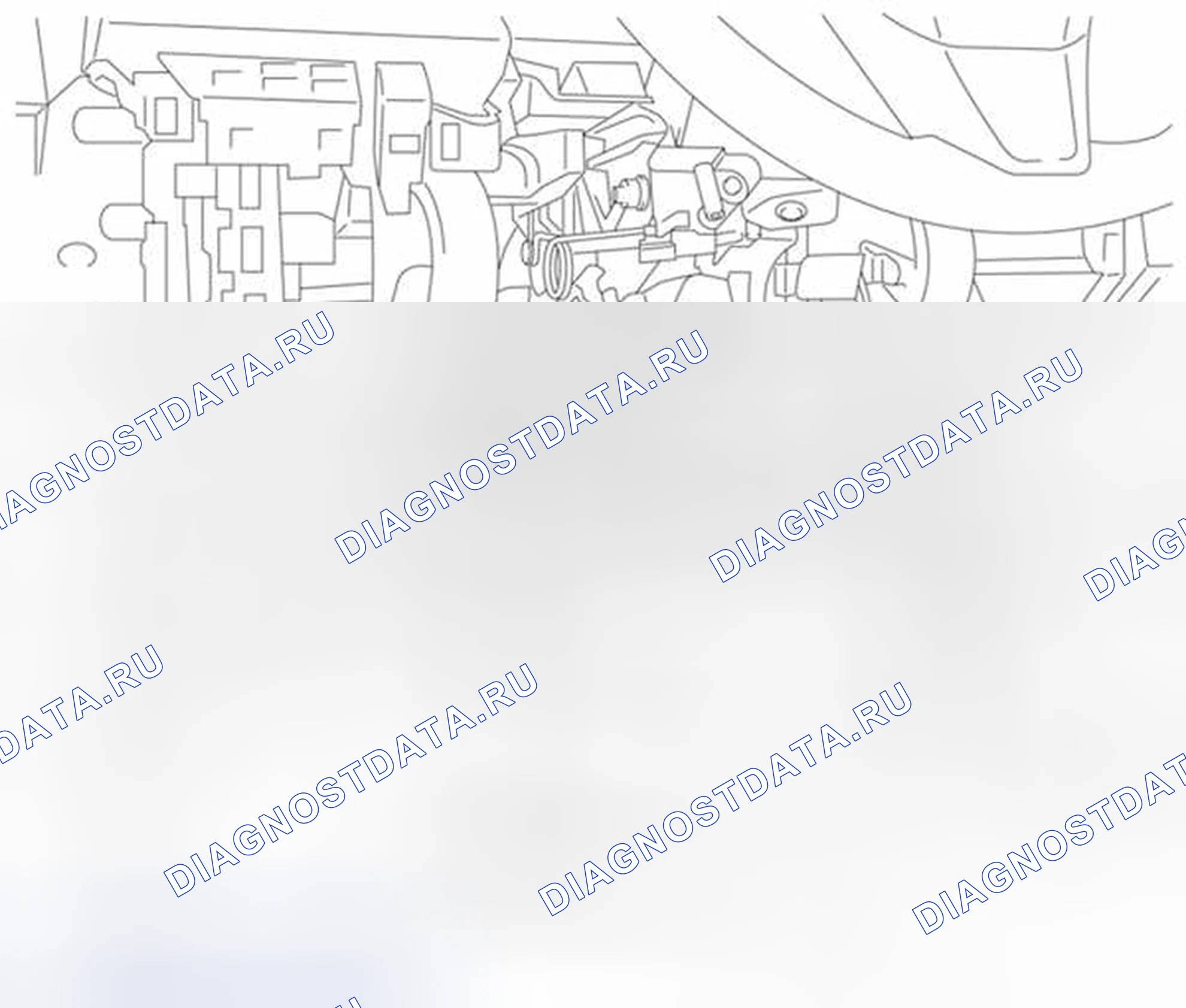 Рис. 92: СНЯТИЕ / УСТАНОВКА КОЛЕННОГО БУФЕРА. Mazda 3 BL рестайлинг