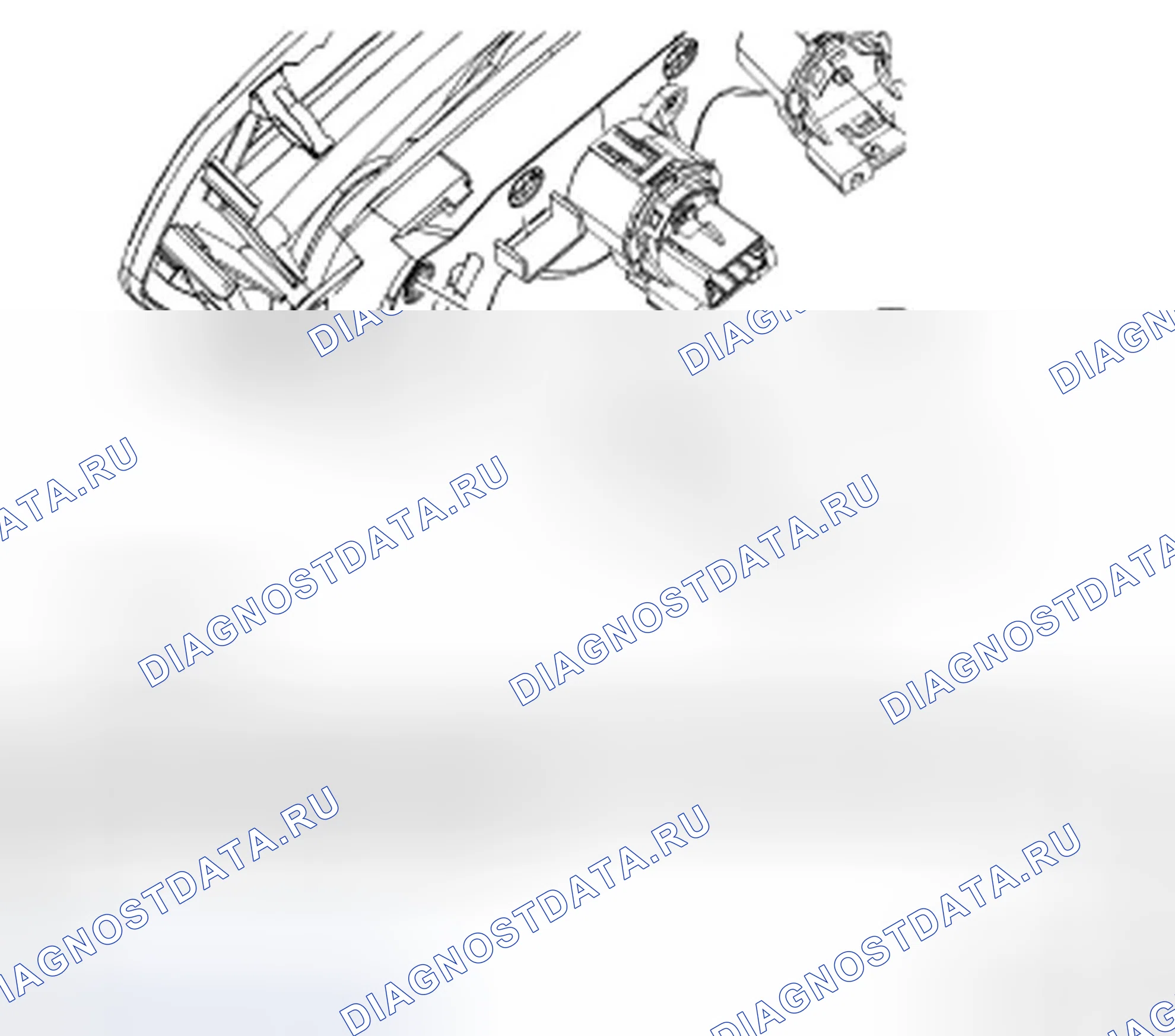 Рис. 26: Выключатель двигателя воздуходувки. Ford Focus II