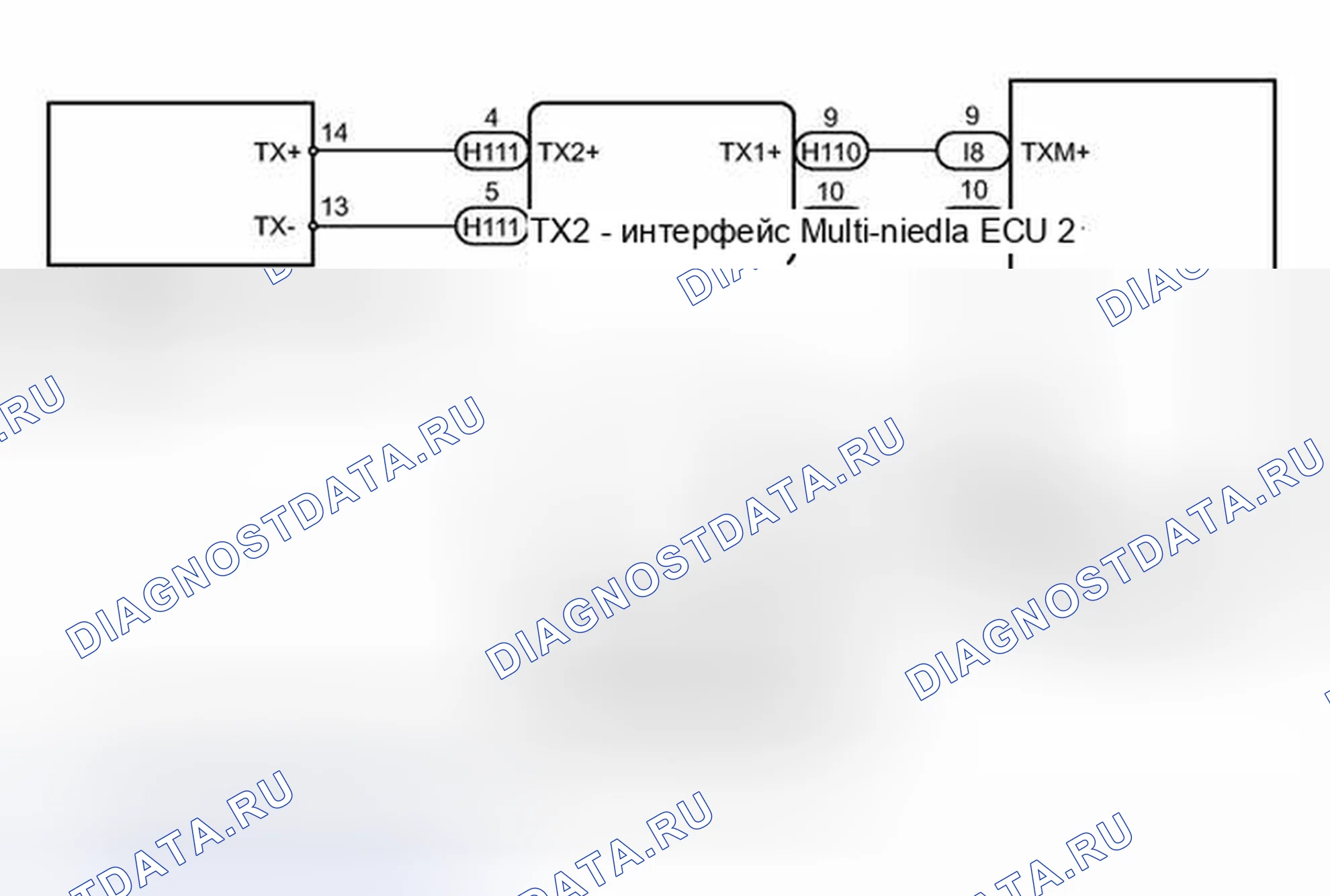 Рис. 136: электросхема. Toyota Sequoia II рестайлинг
