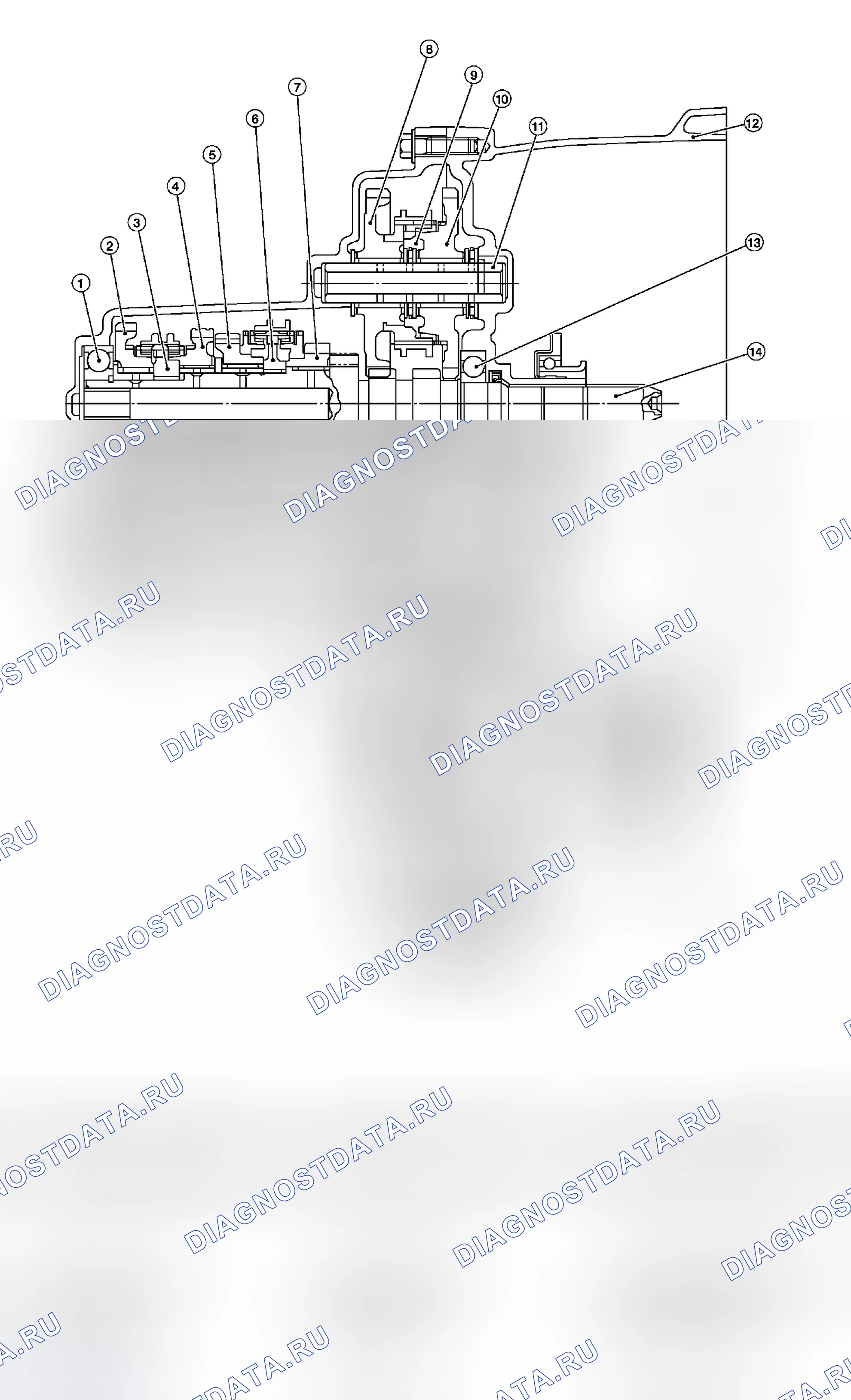 Рис. 9: Поперечное сечение. Honda Street I