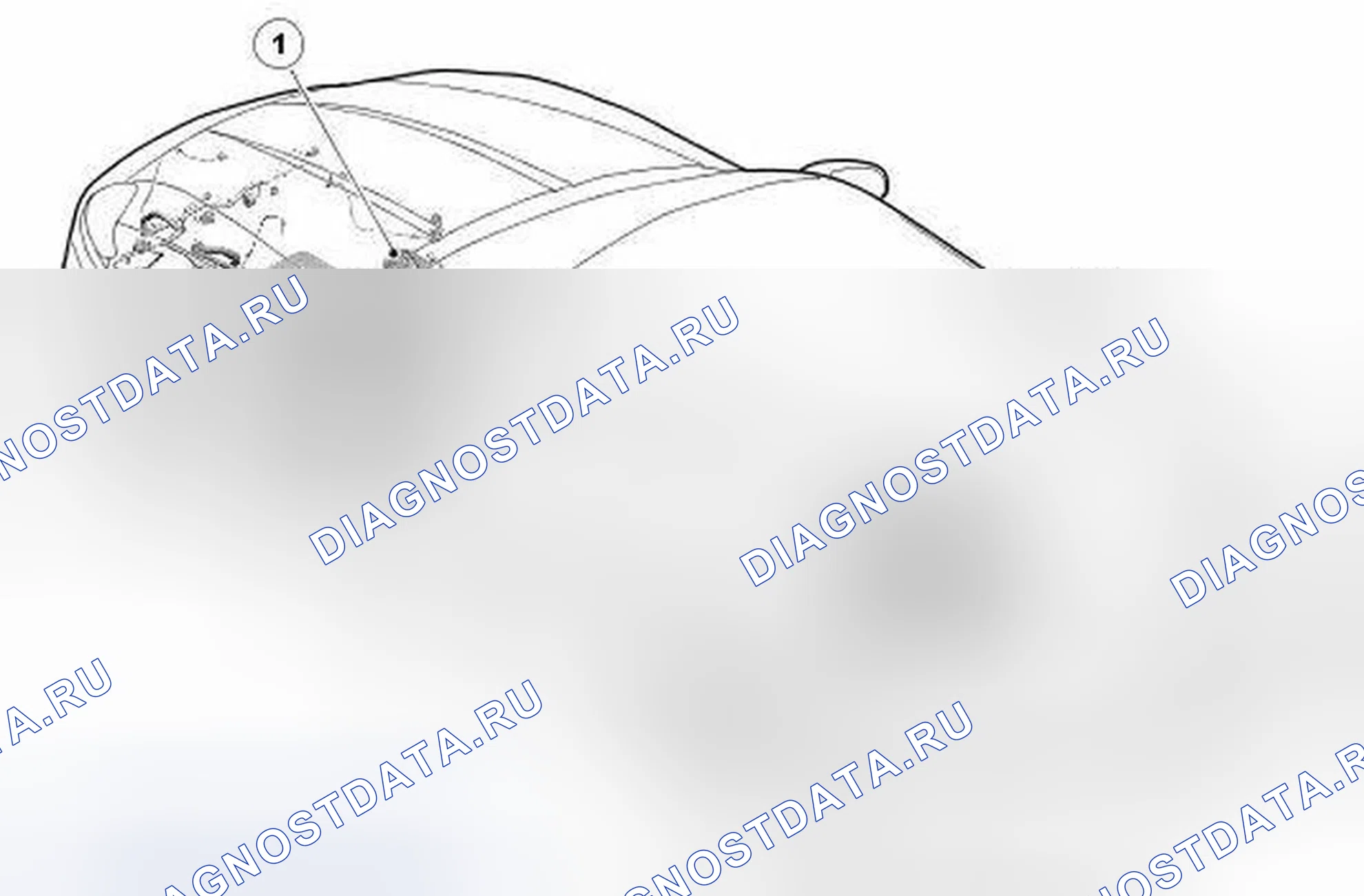 Рис. 1: РАСПОЛОЖЕНИЕ КОМПОНЕНТОВ. Jaguar XK II рестайлинг 2