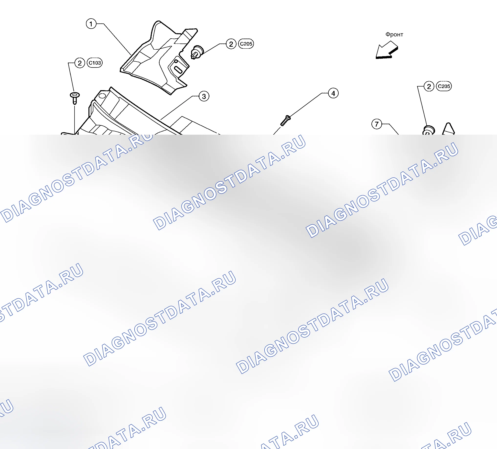 Рис. 4: Демонтаж и монтаж. Honda Odyssey I