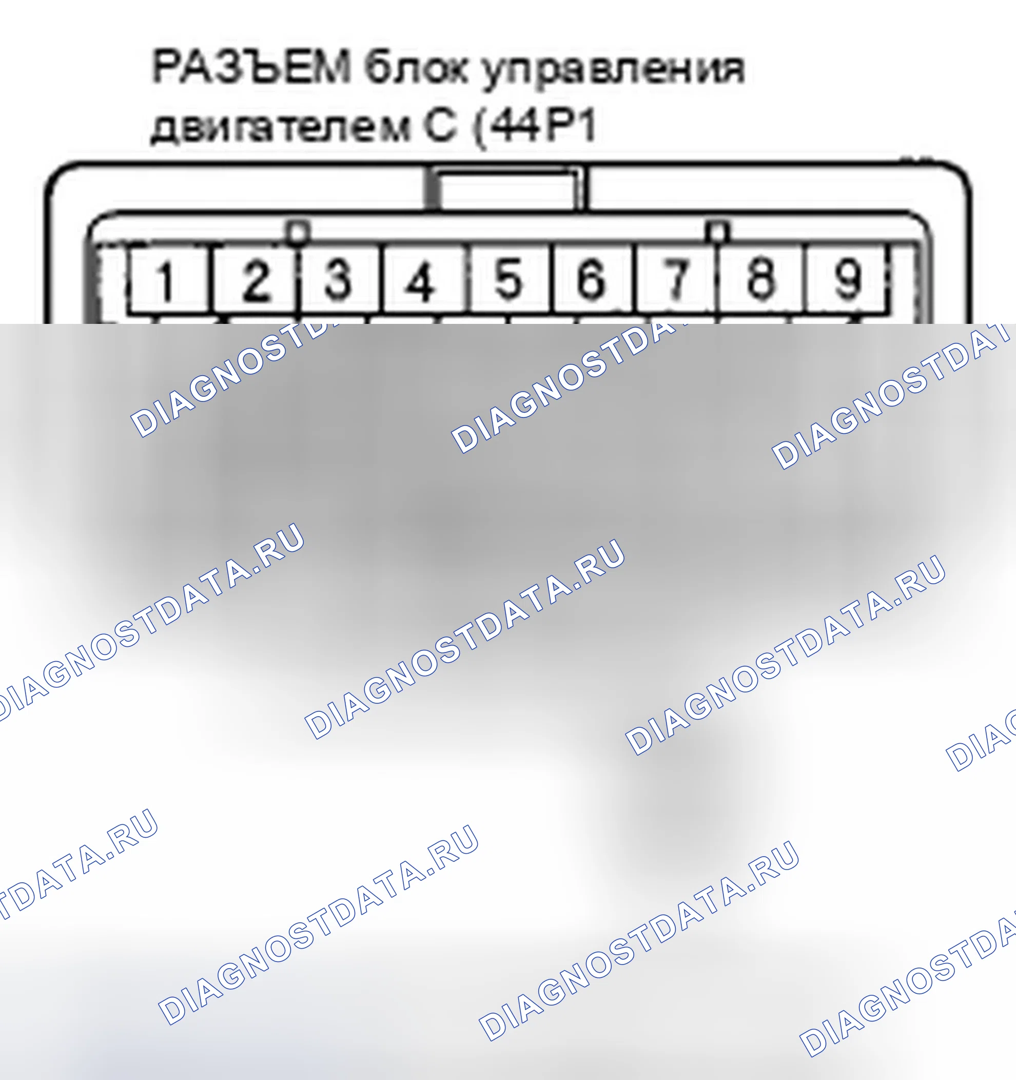 Рис. 598: P0325 расшифровка кода ошибки: неисправность цепи датчика детонации. Honda Civic VIII