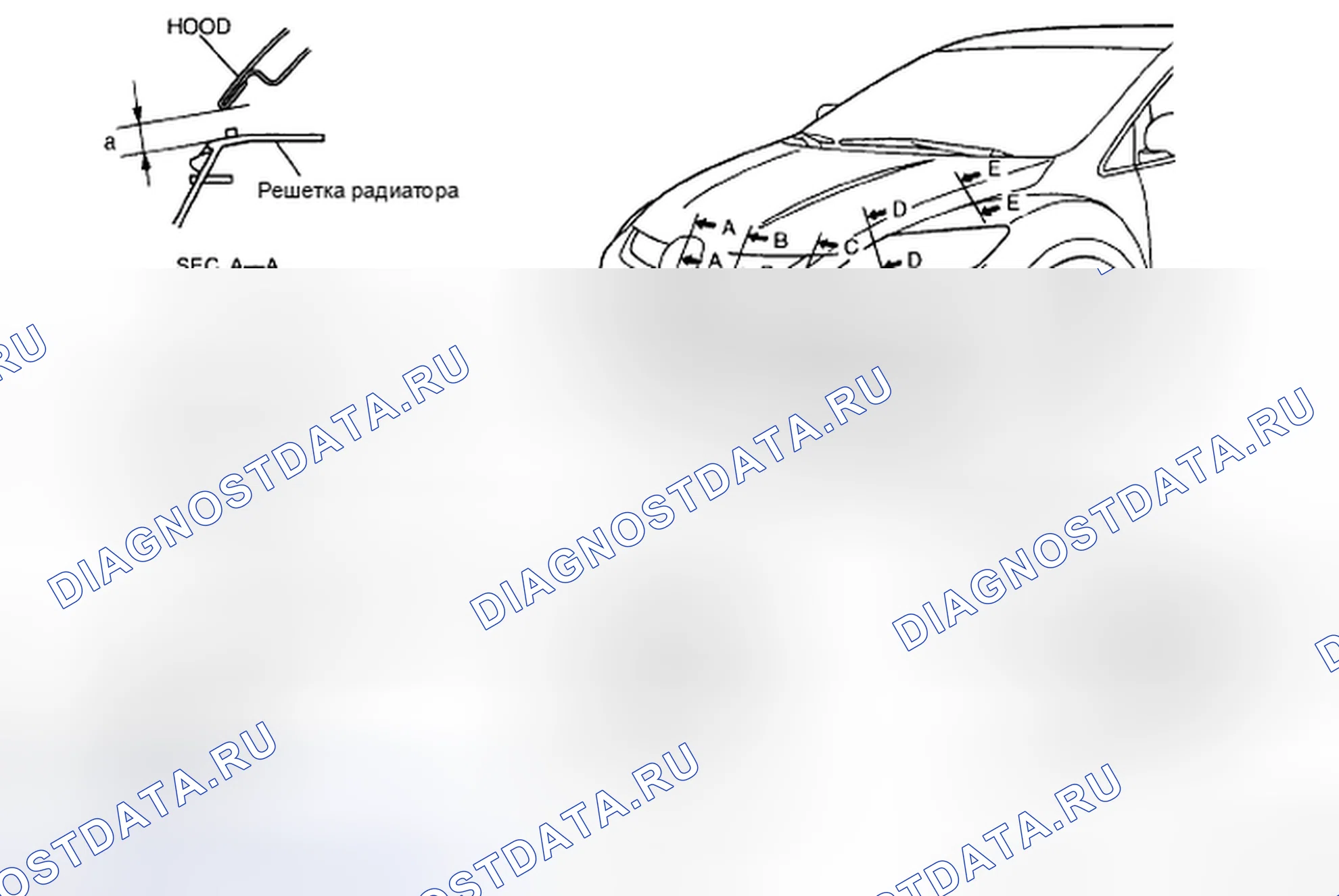 Рис. 18: Регулировка высоты. Mazda CX-7 I