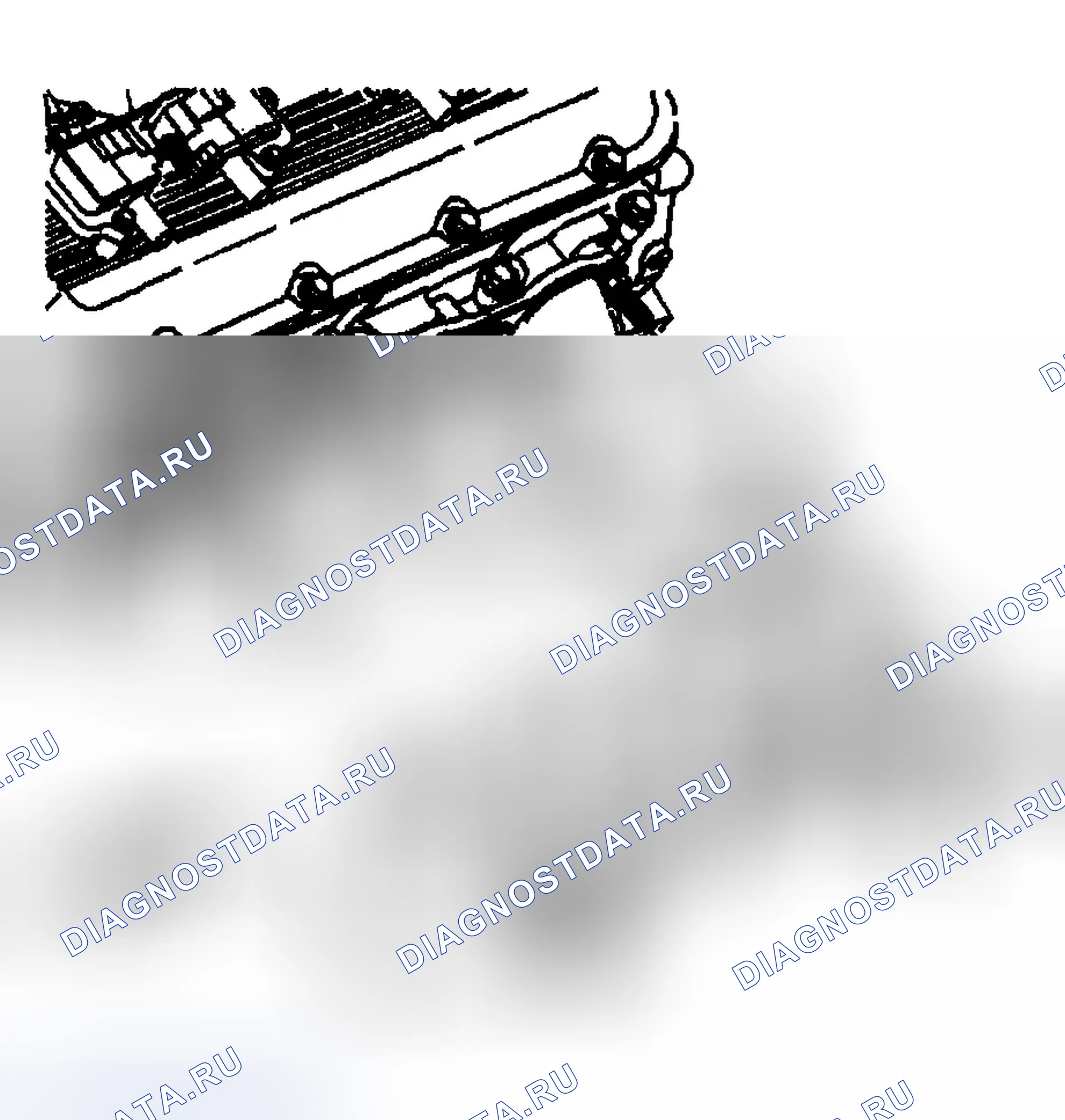 Рис. 1212: Демонтаж выпускного коллектора - слева (C / K / G / C3500HD). Chevrolet Silverado 2500 