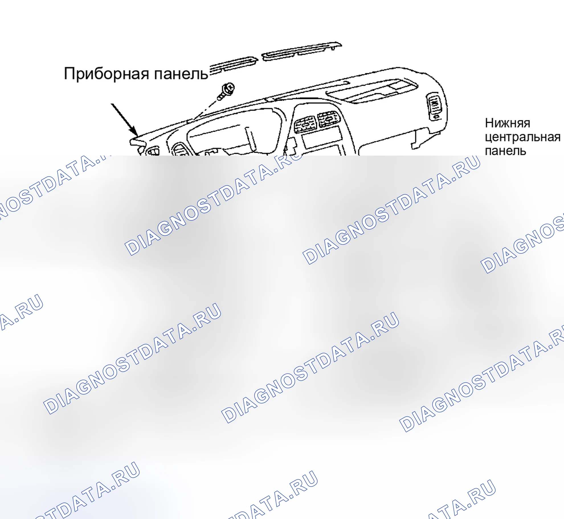 Рис. 3: Демонтаж и монтаж. Nissan Pathfinder II