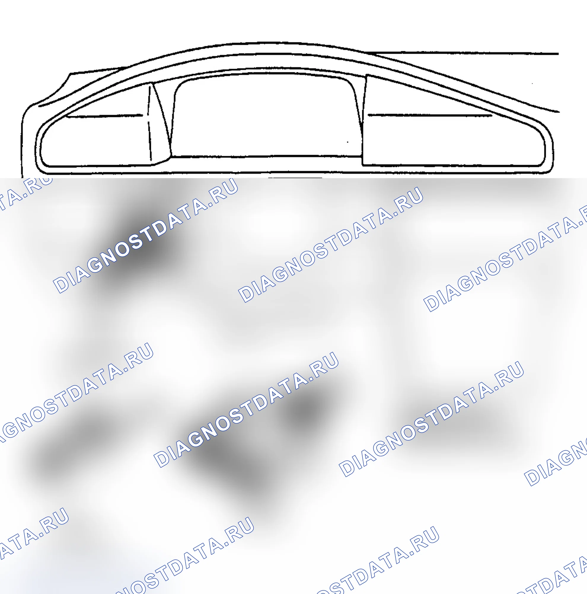 Рис. 54: РАСПОЛОЖЕНИЕ КОМПОНЕНТОВ. Mazda MX-6 V
