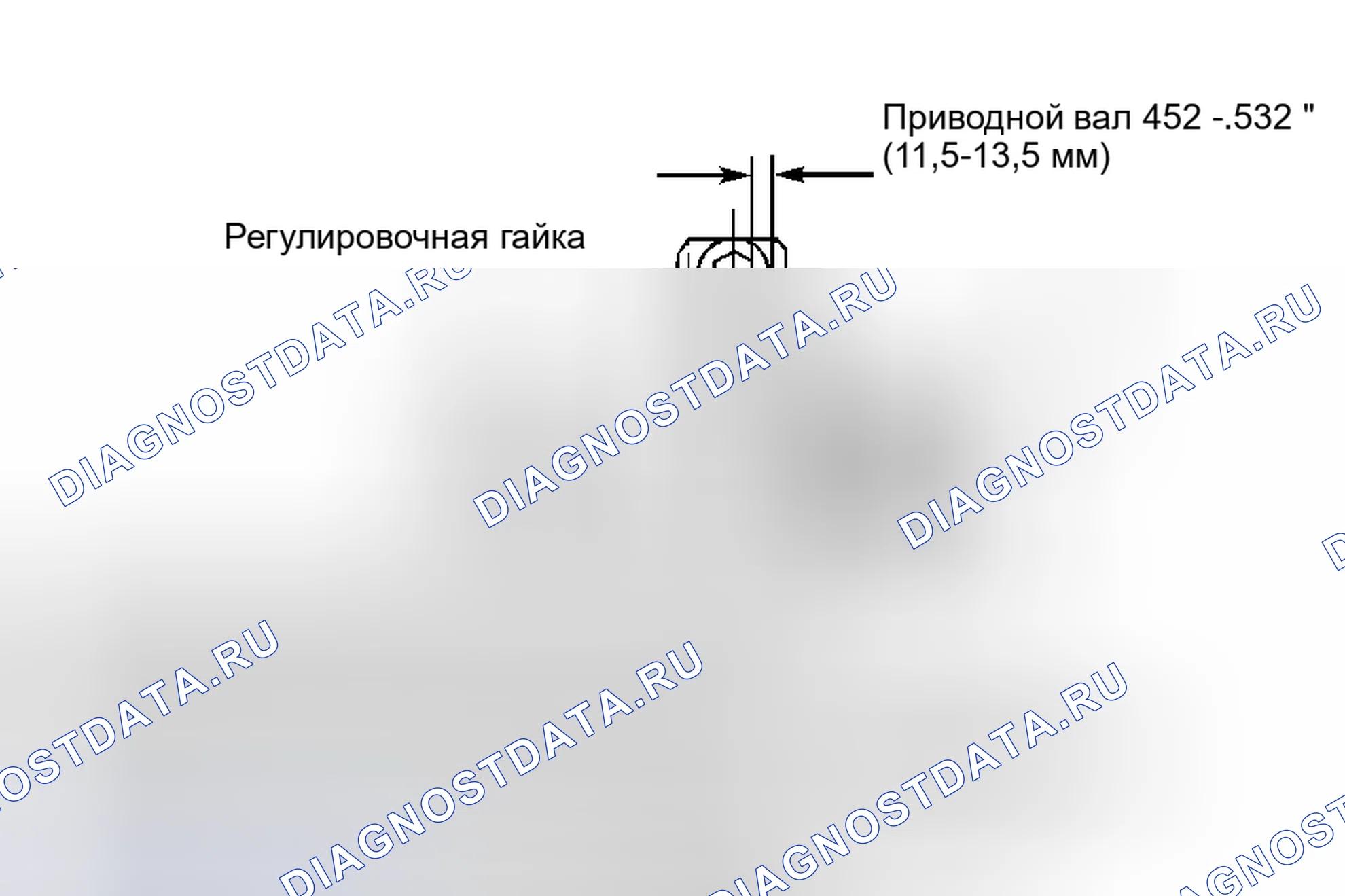 Рис. 3: Центровка подшипника центральной опоры. Haval Jolion I рестайлинг