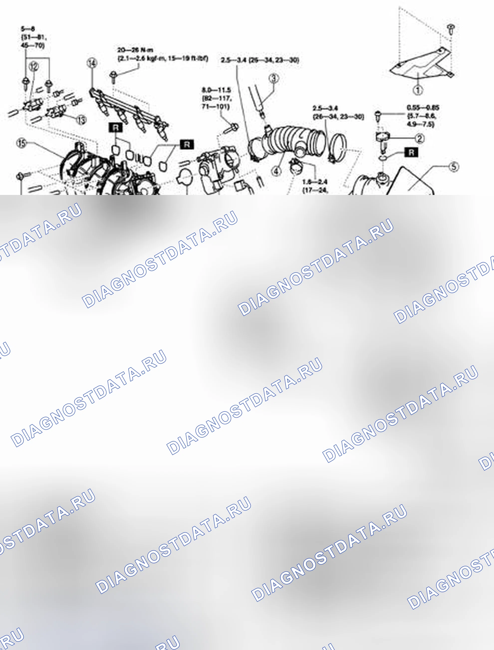 Рис. 143. Mazda 5 I рестайлинг