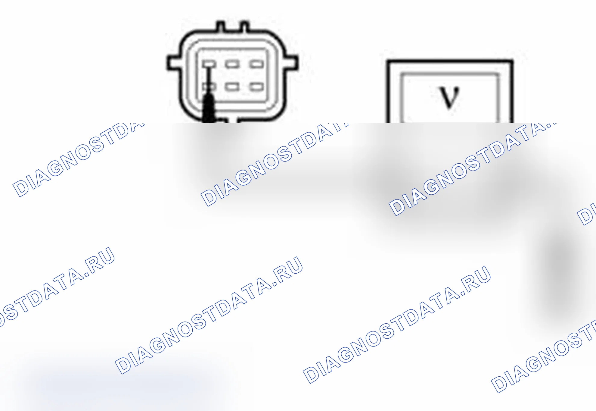 Рис. 71: ТОЧЕЧНОЕ ИСПЫТАНИЕ V: ОТДЕЛЬНАЯ ЗАДНЯЯ ПРОТИВОТУМАННАЯ ФАРА НЕ РАБОТАЕТ. Ford Transit Connect I рестайлинг