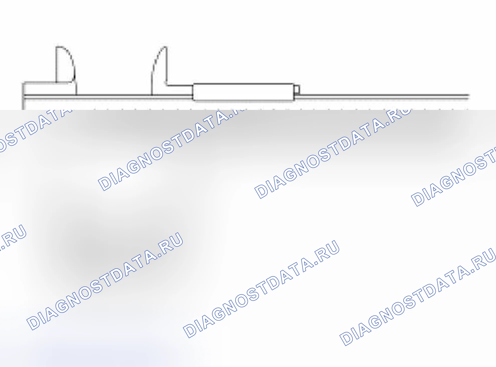 Рис. 54: Клапан - длина без пружины. Hyundai Lantra I